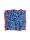 Georgian Alphabet Mkhedruli Silk Scarf