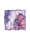 Lilac Bloom Silk Scarf