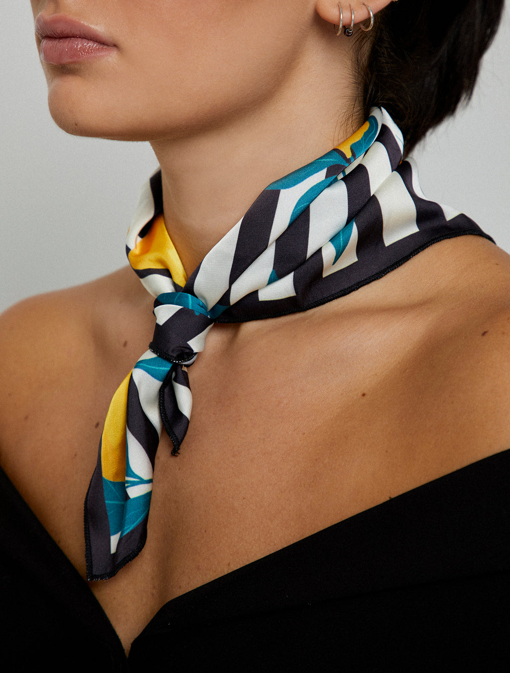 Lemon Silk Scarf