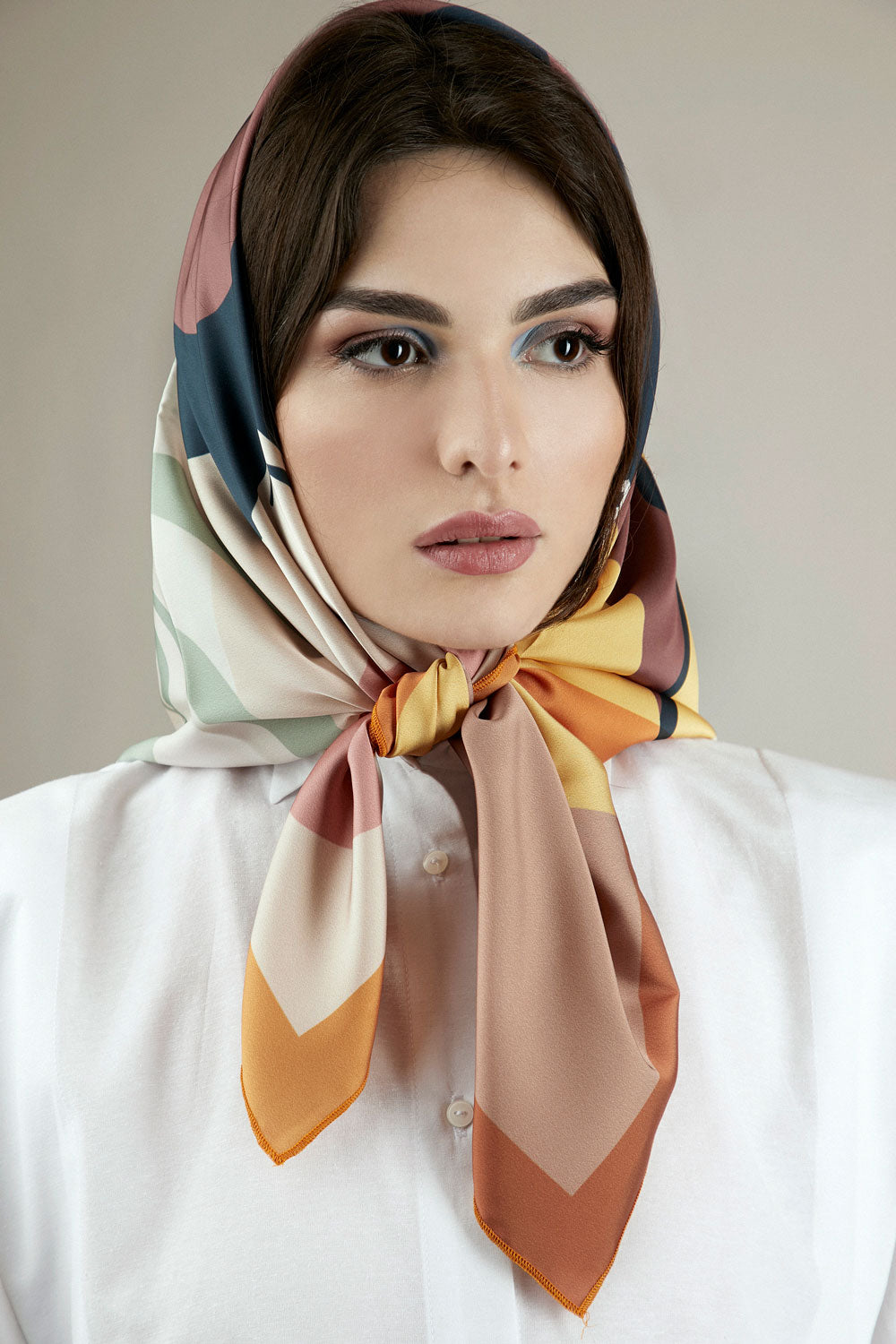 Desert Flower Silk Scarf