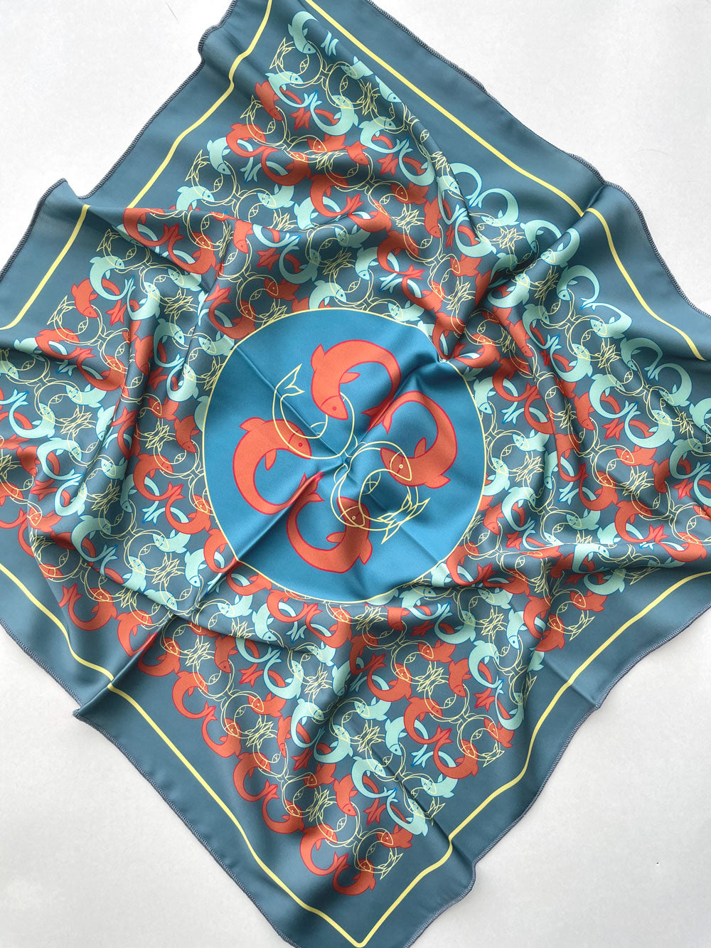 Ocean Dance Silk Scarf