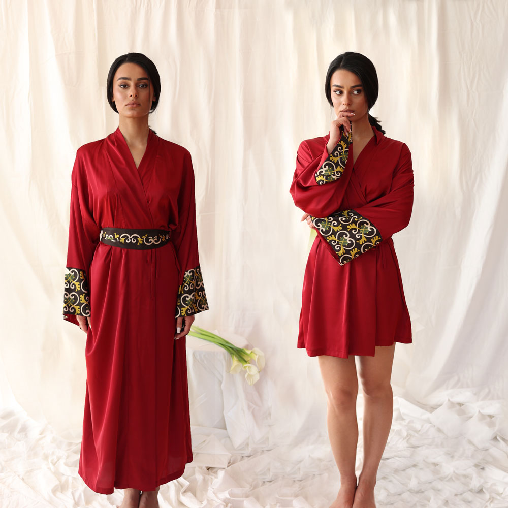 Red Silk Robe