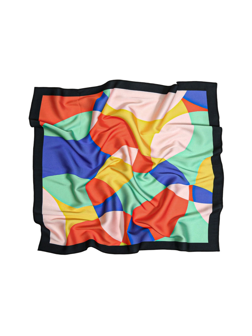 Colorful Sunset Silk Scarf