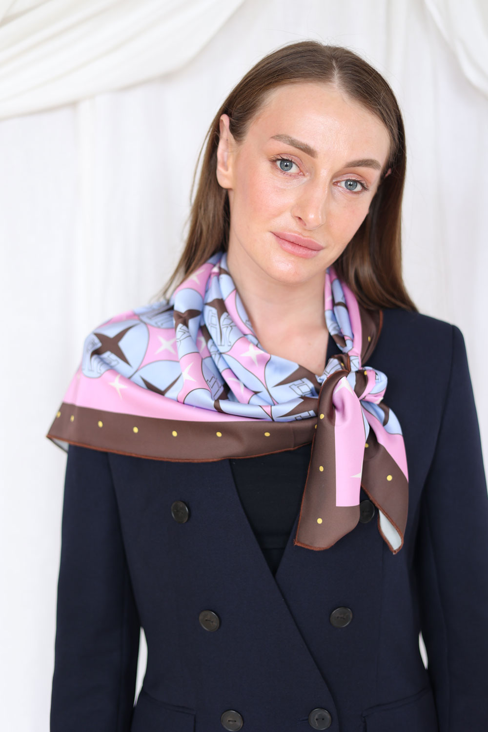 Western Star Light Silk Scarf