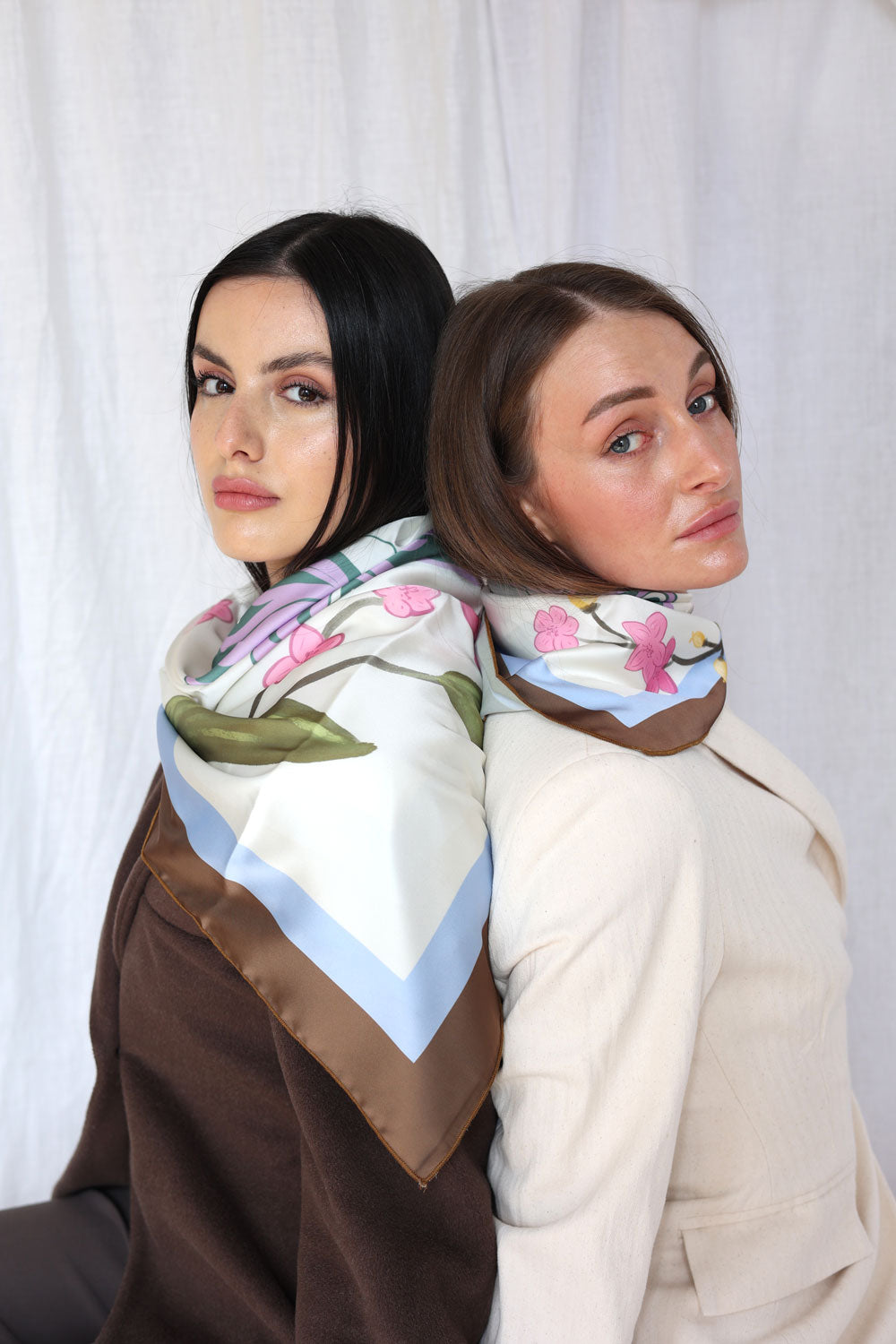 Spring Wings Silk Scarf