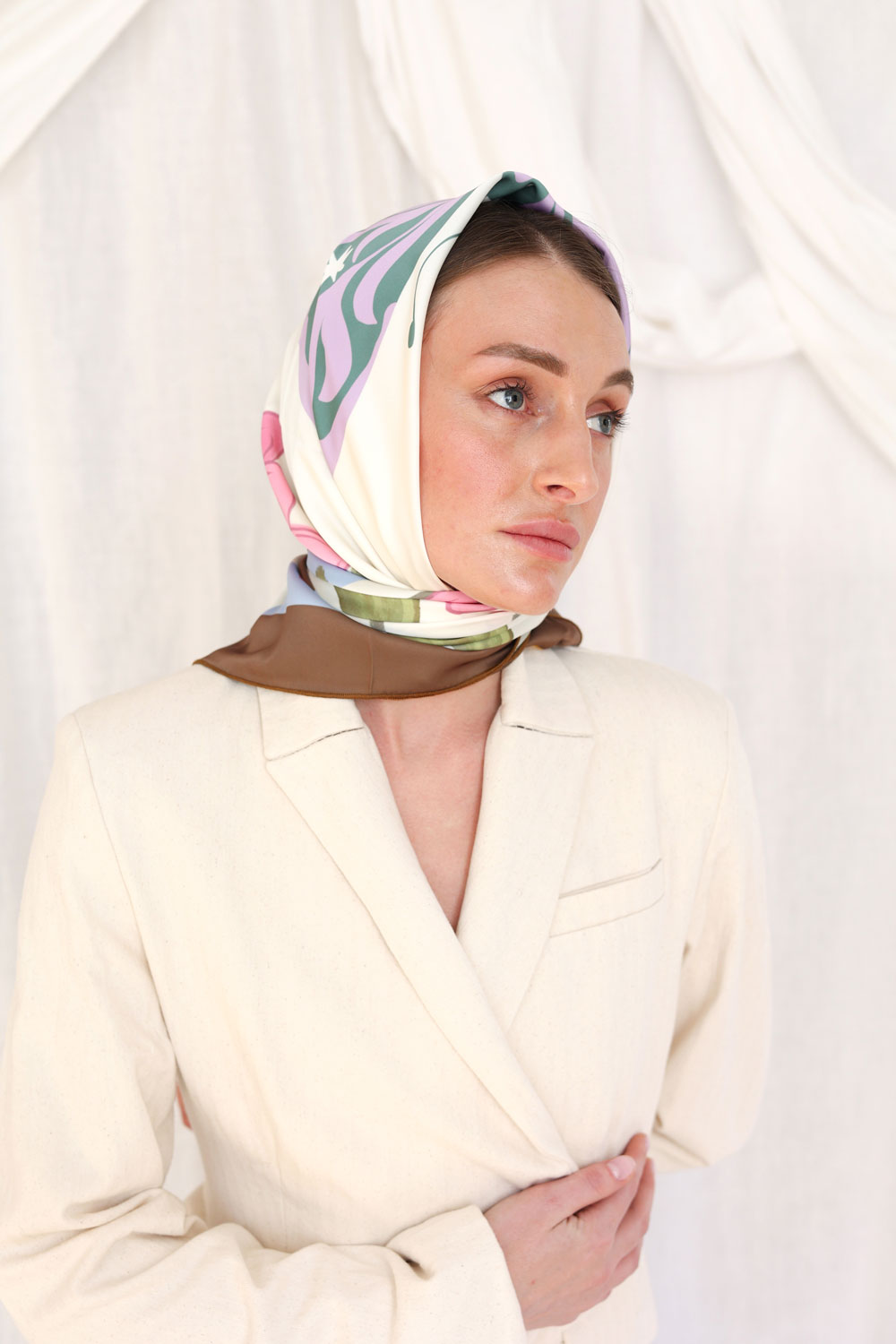 Spring Wings Silk Scarf