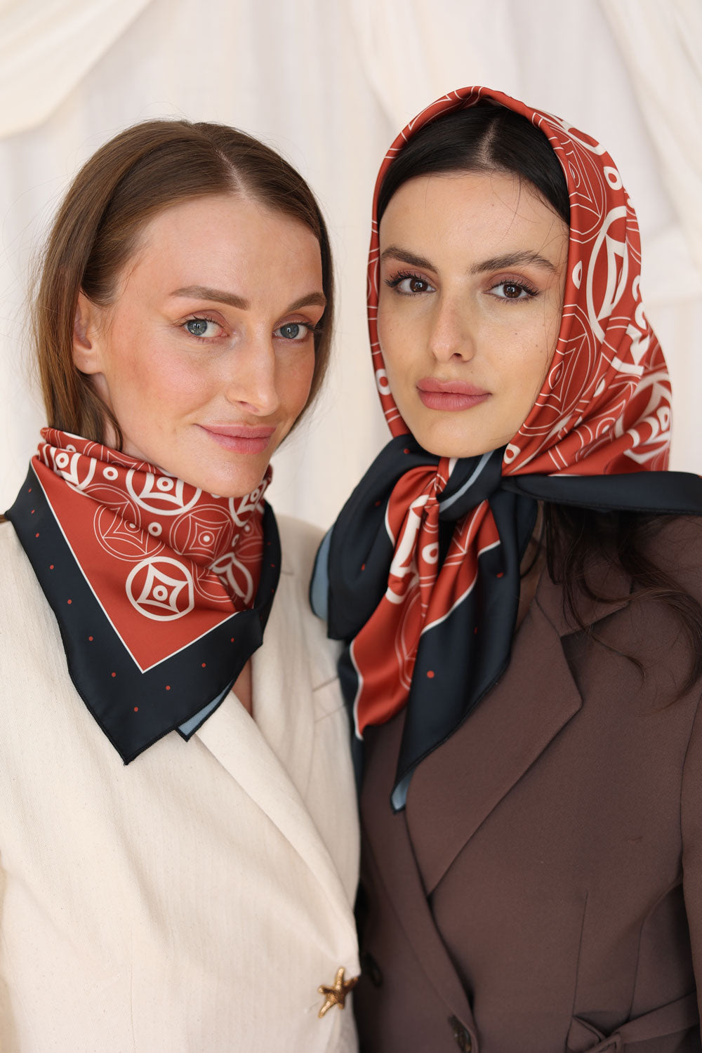Bolnisi Ornament Silk Scarf