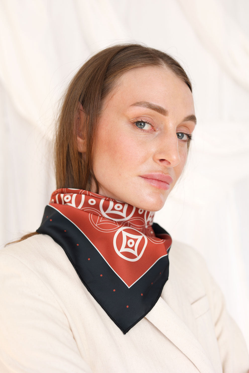 Bolnisi Ornament Silk Scarf