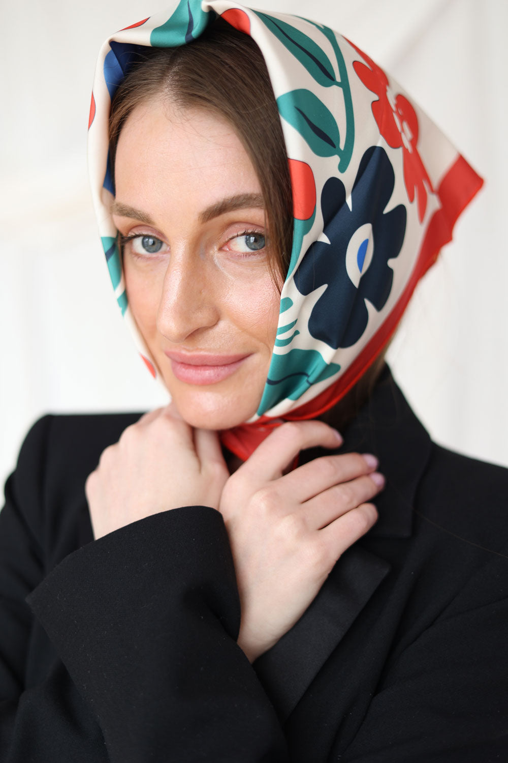 Garden Bouquet Silk Scarf