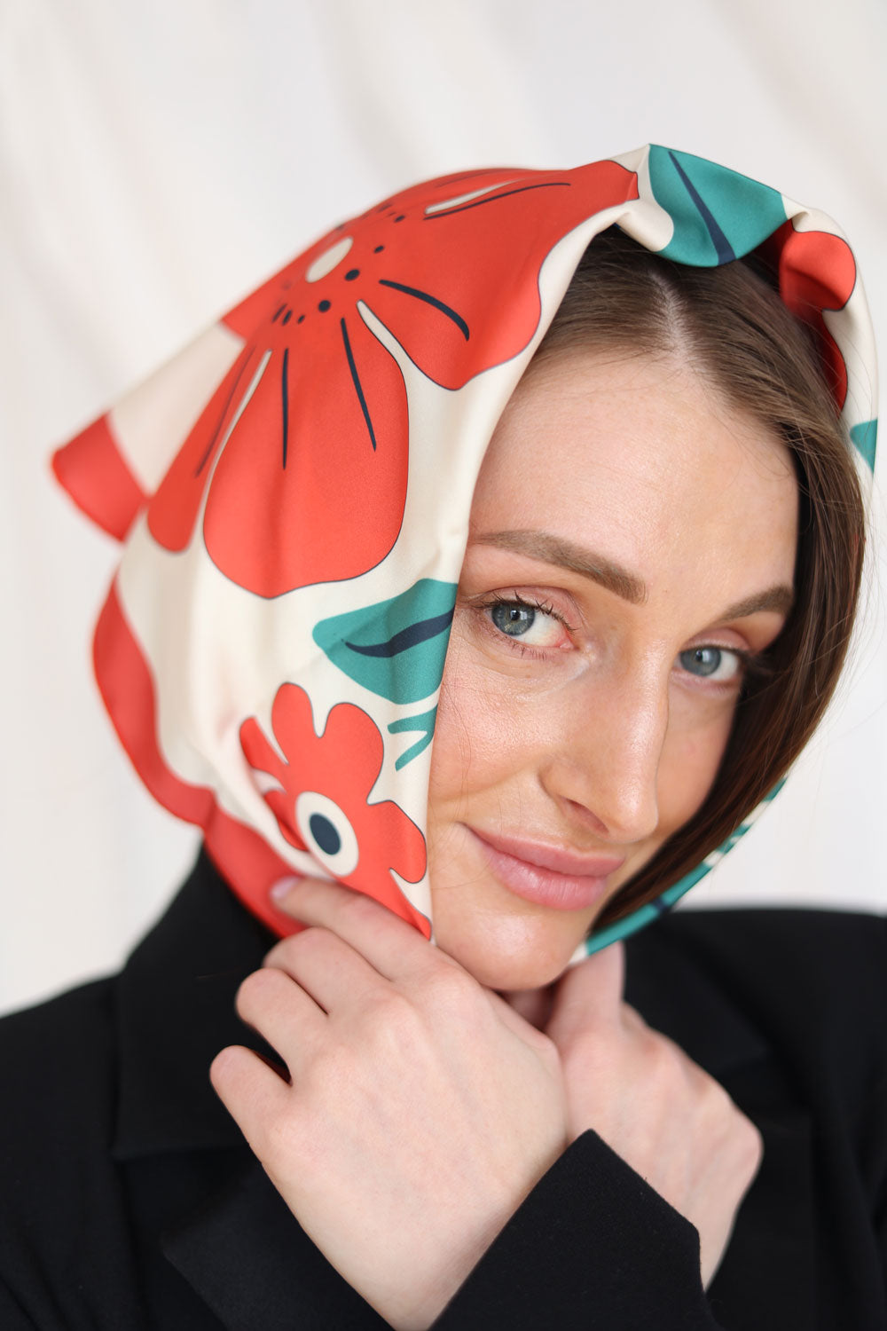 Garden Bouquet Silk Scarf