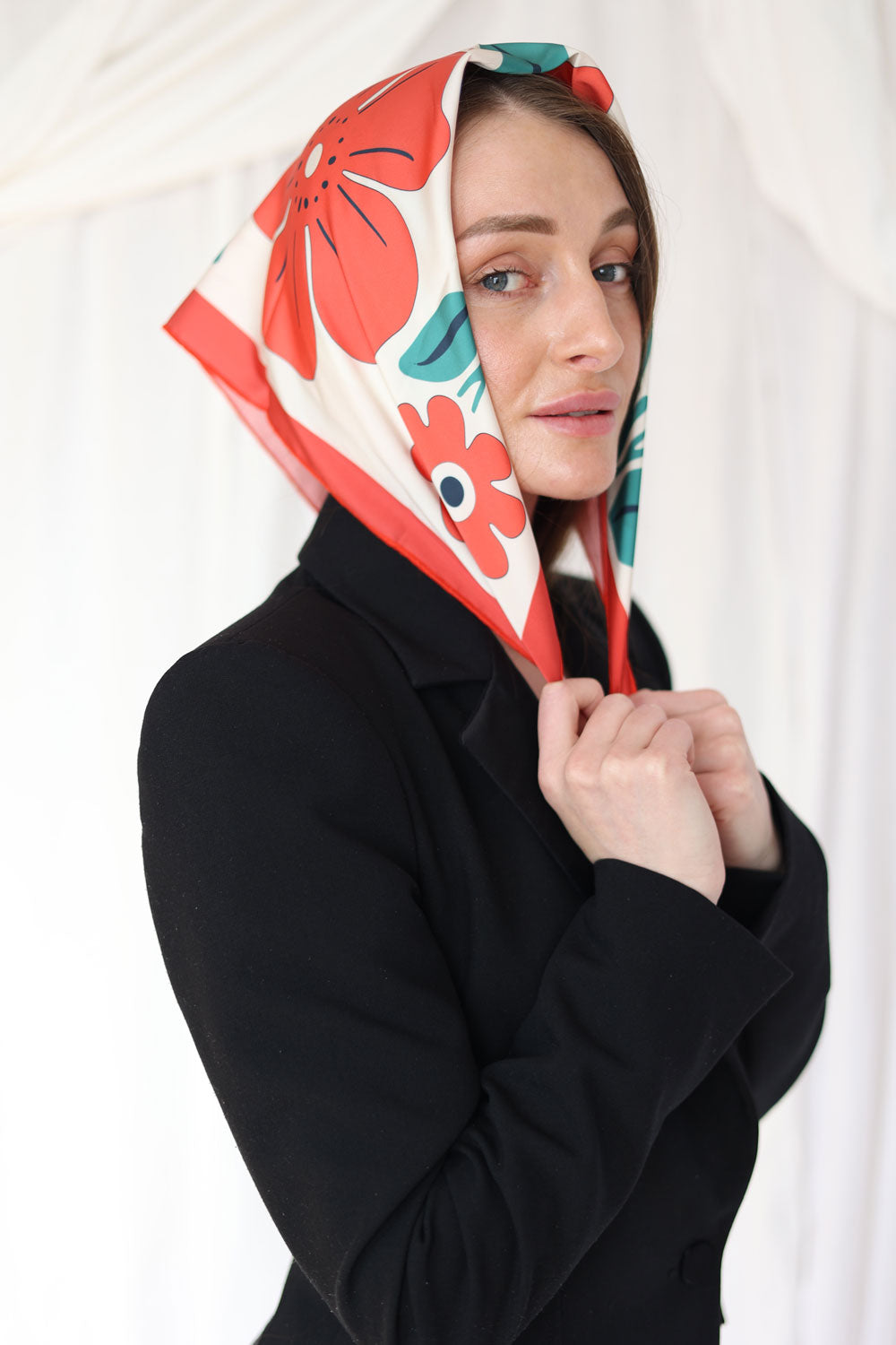 Garden Bouquet Silk Scarf