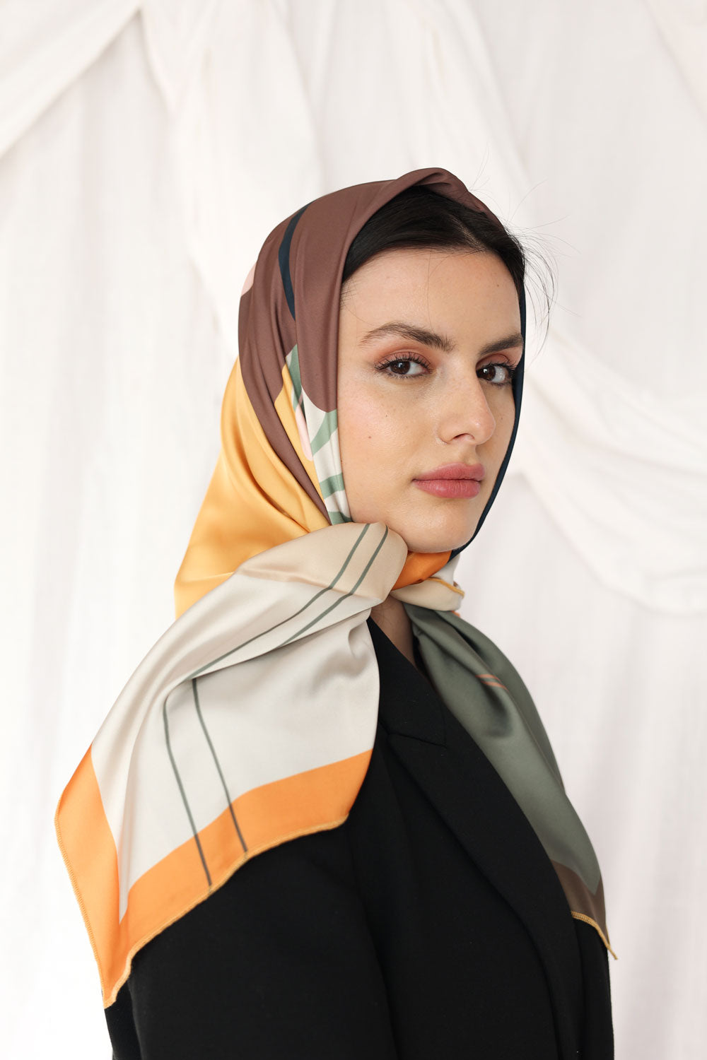 Desert Flower Silk Scarf