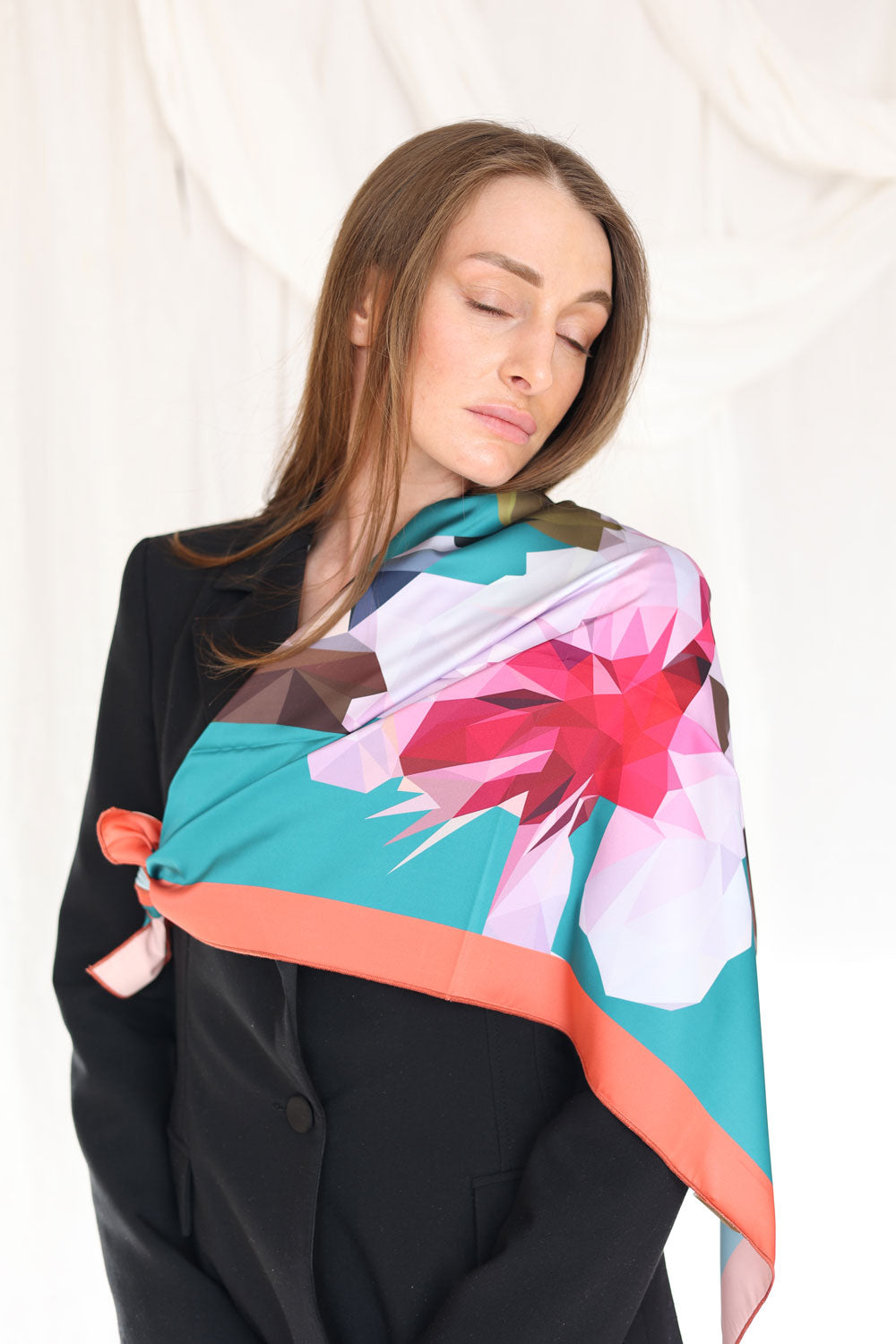 Spring Silk Scarf