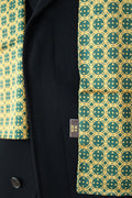 Green Sword & Shield Silk Scarf