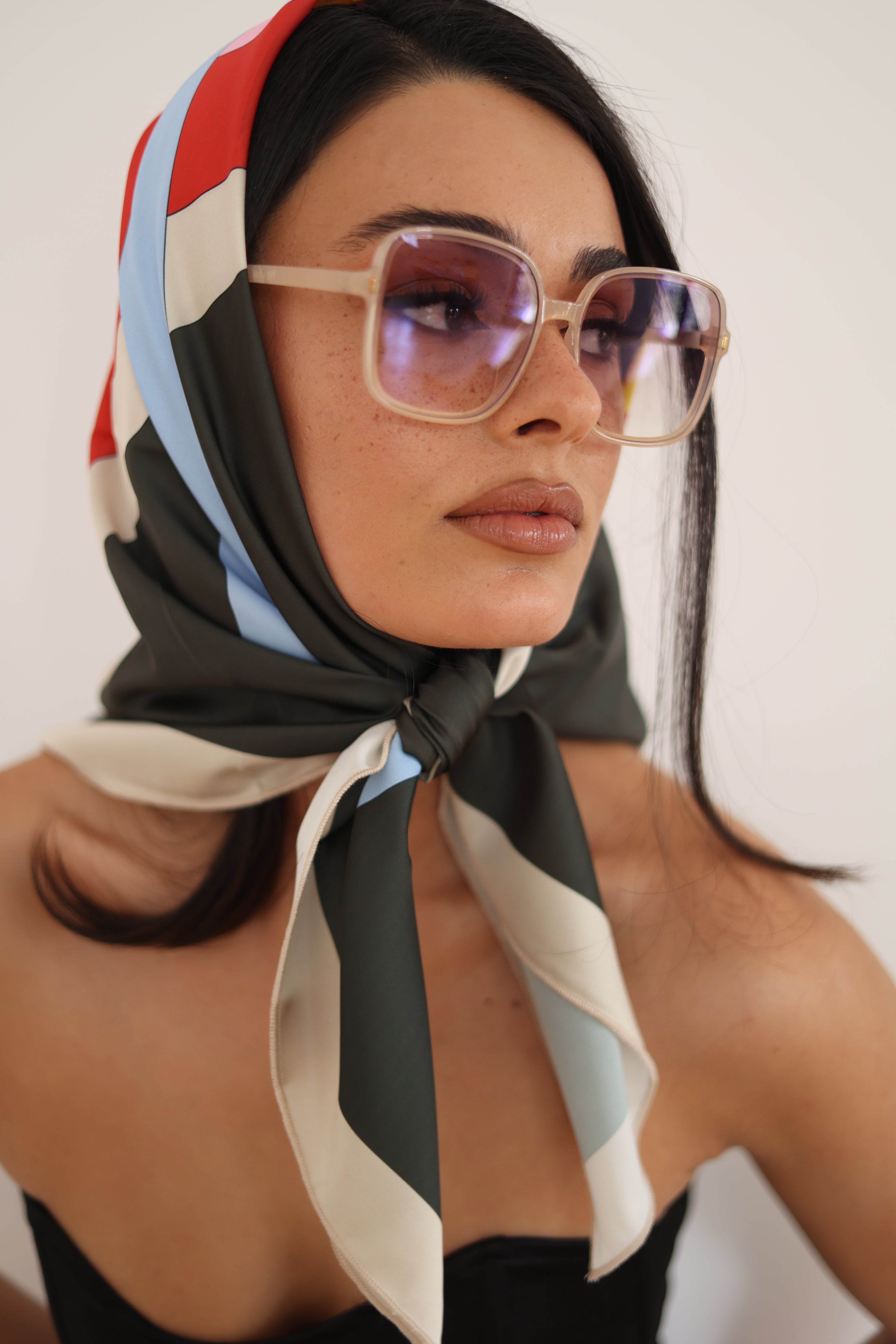 Blooming Heart Silk Scarf