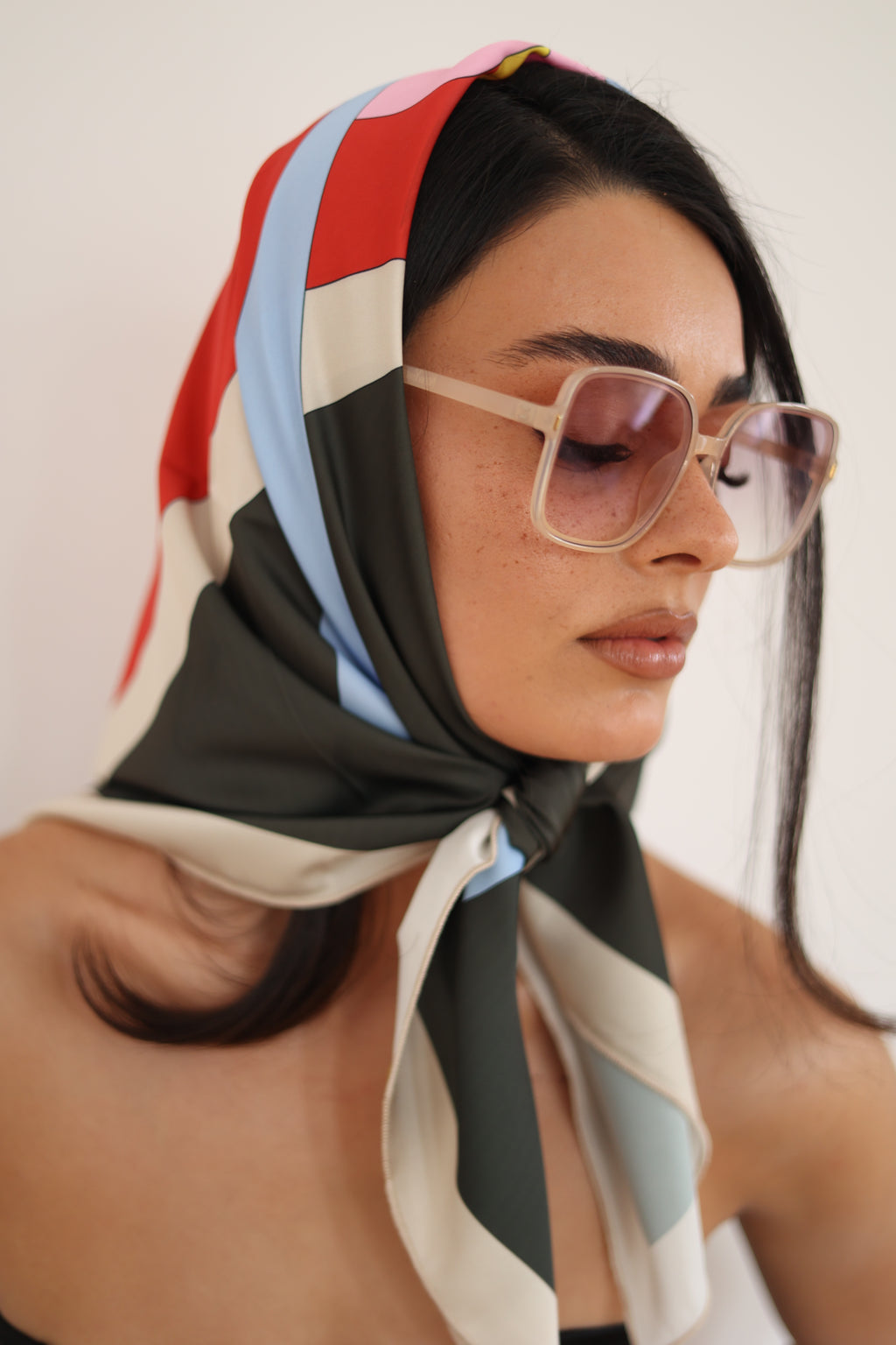 Blooming Heart Silk Scarf