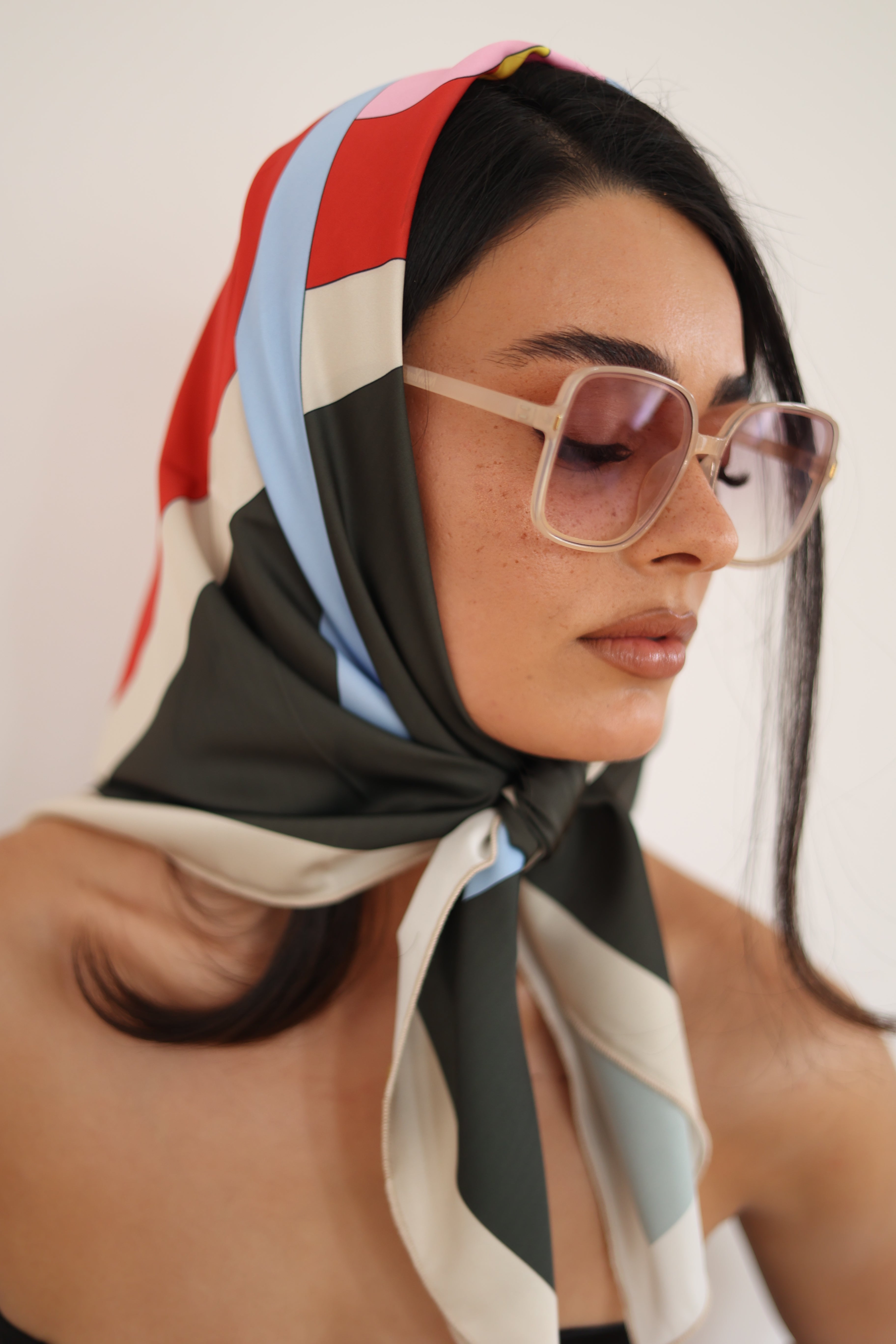 Blooming Heart Silk Scarf