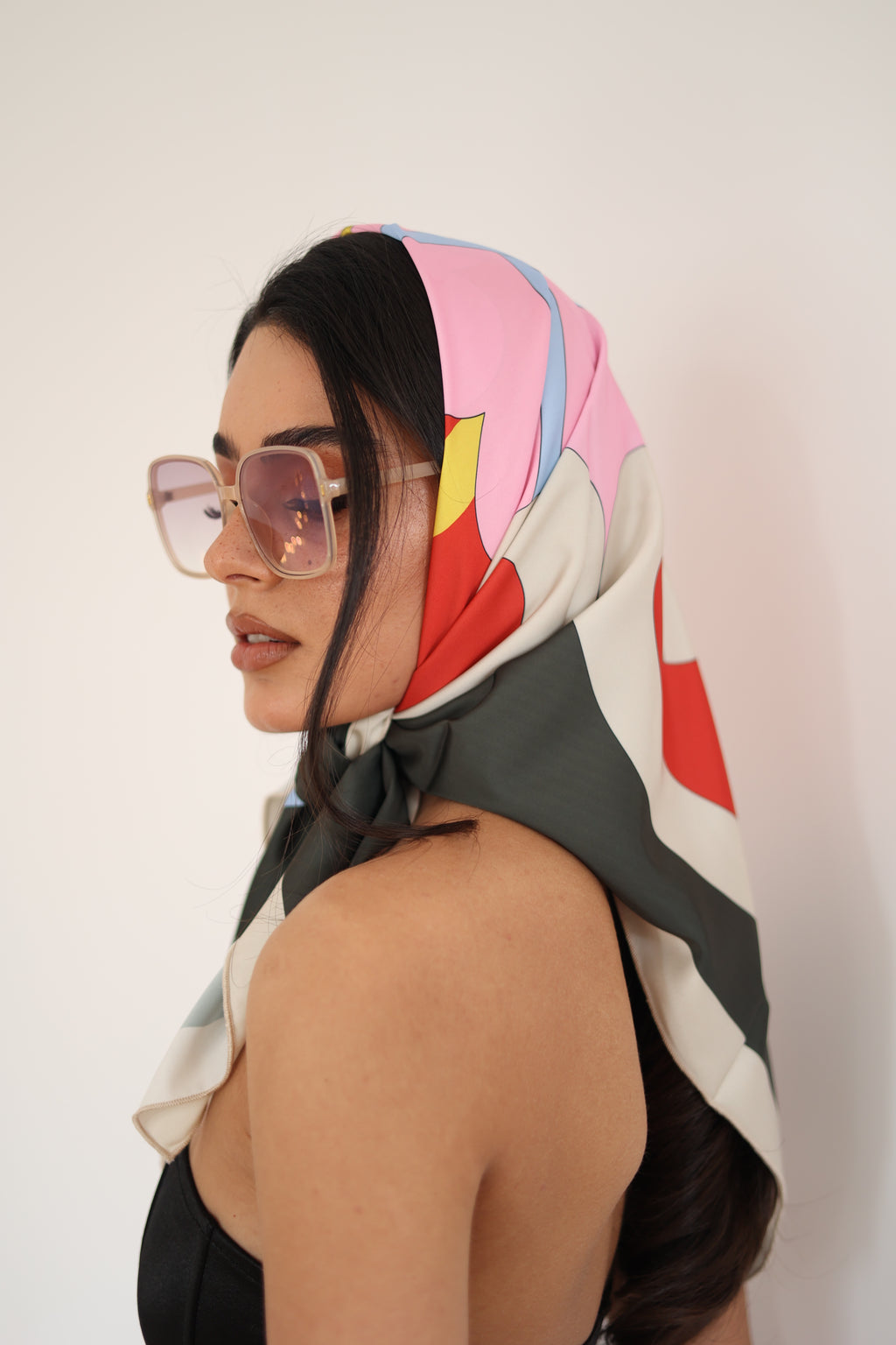 Blooming Heart Silk Scarf