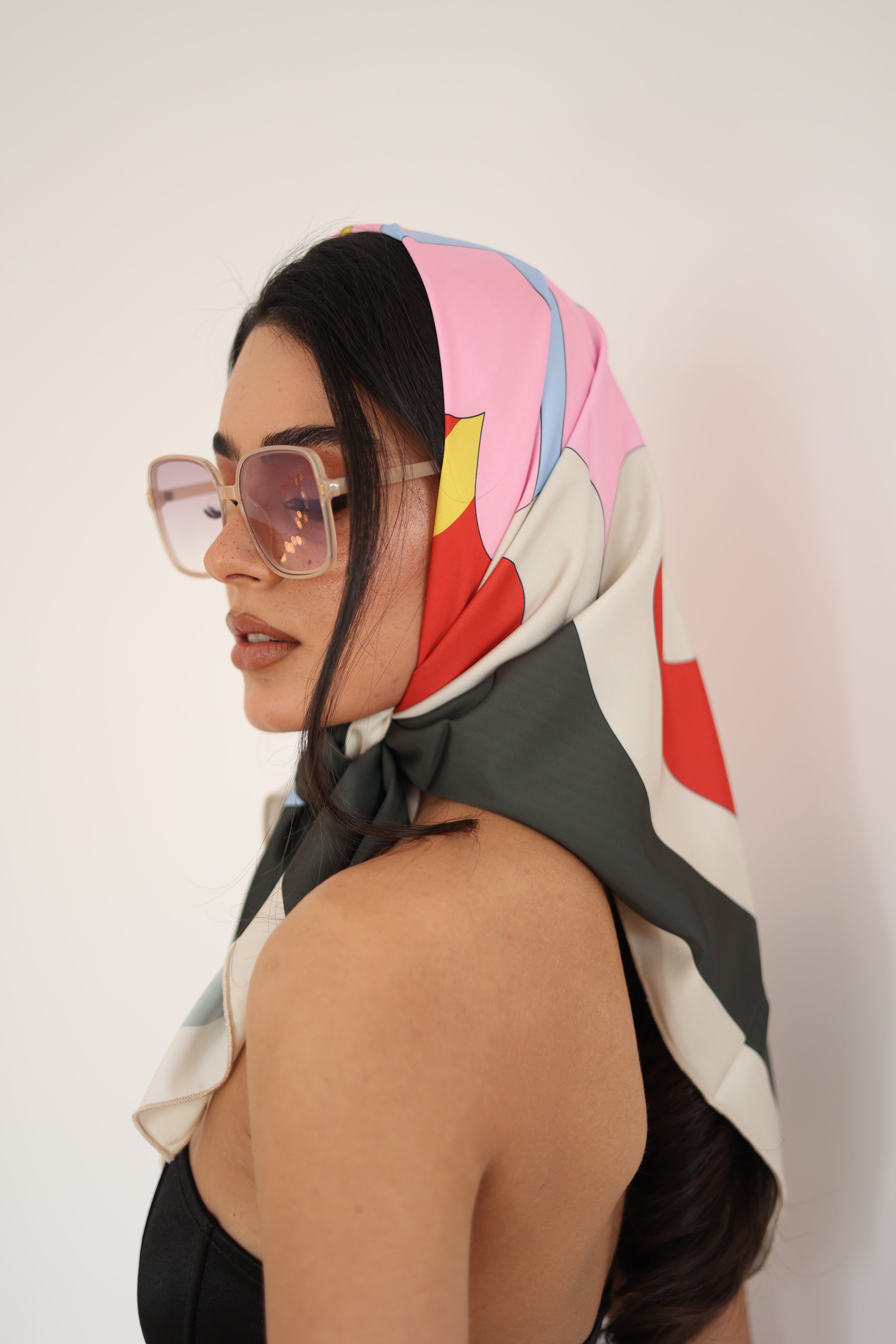 Blooming Heart Silk Scarf