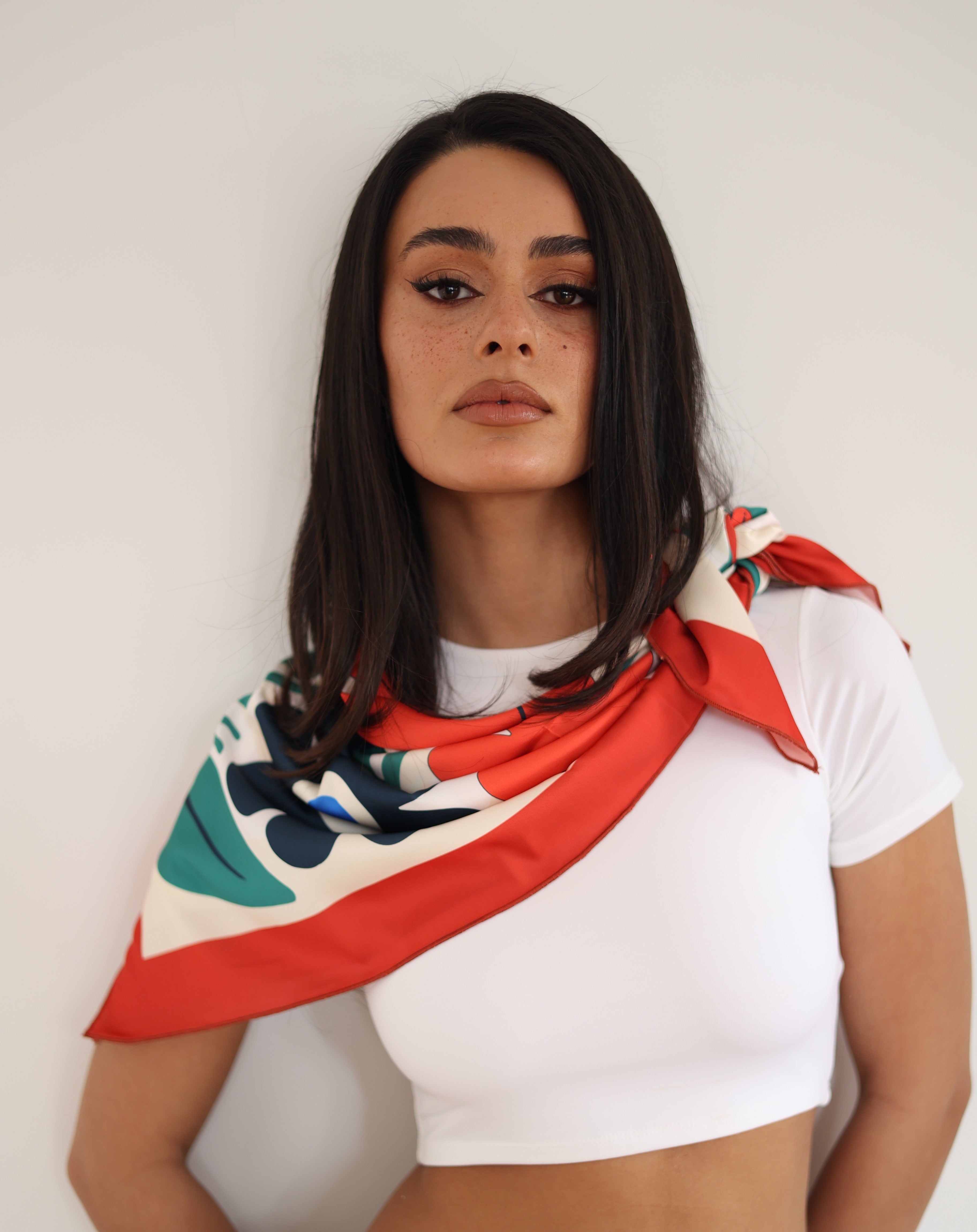 Garden Bouquet Silk Scarf