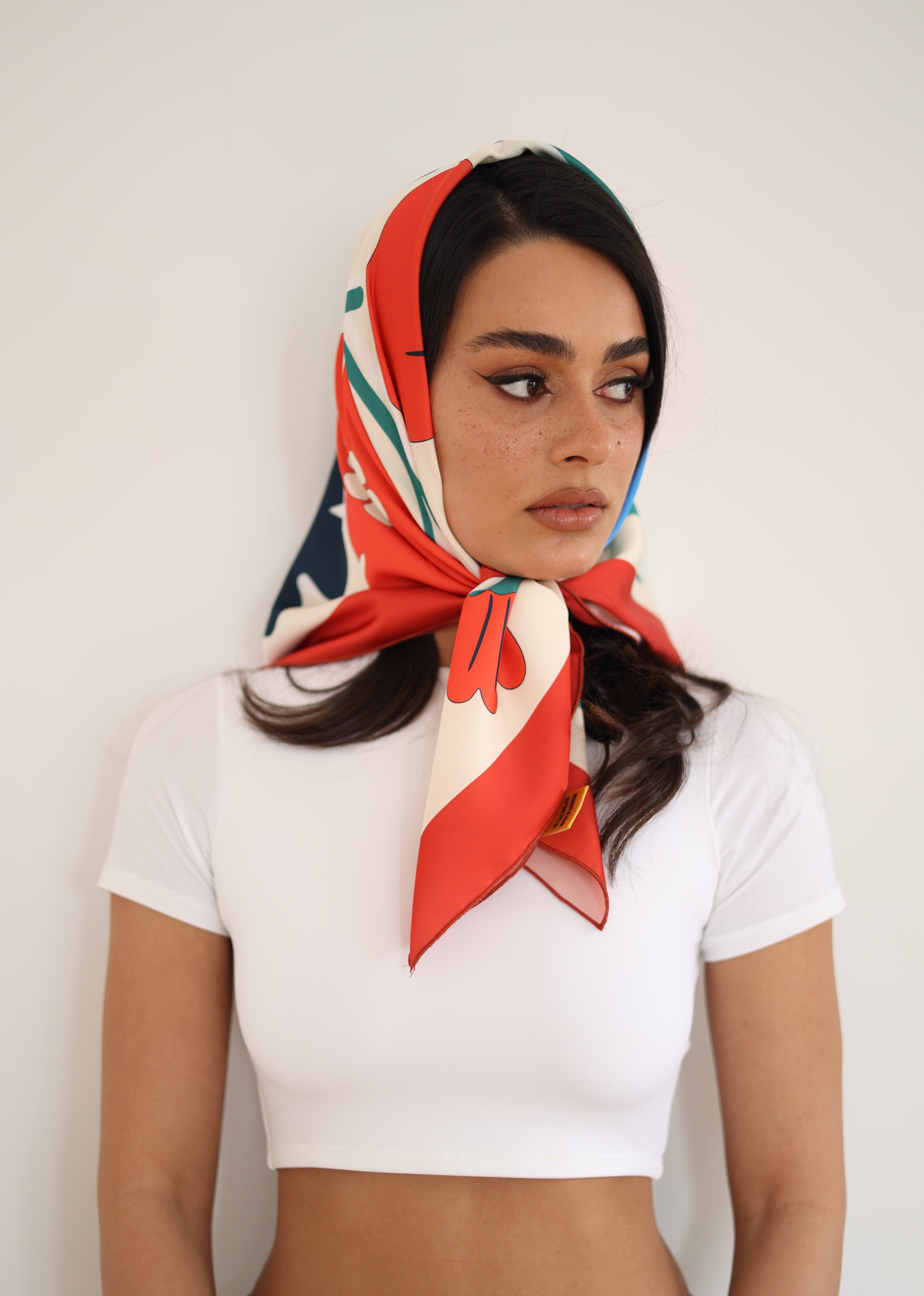 Garden Bouquet Silk Scarf