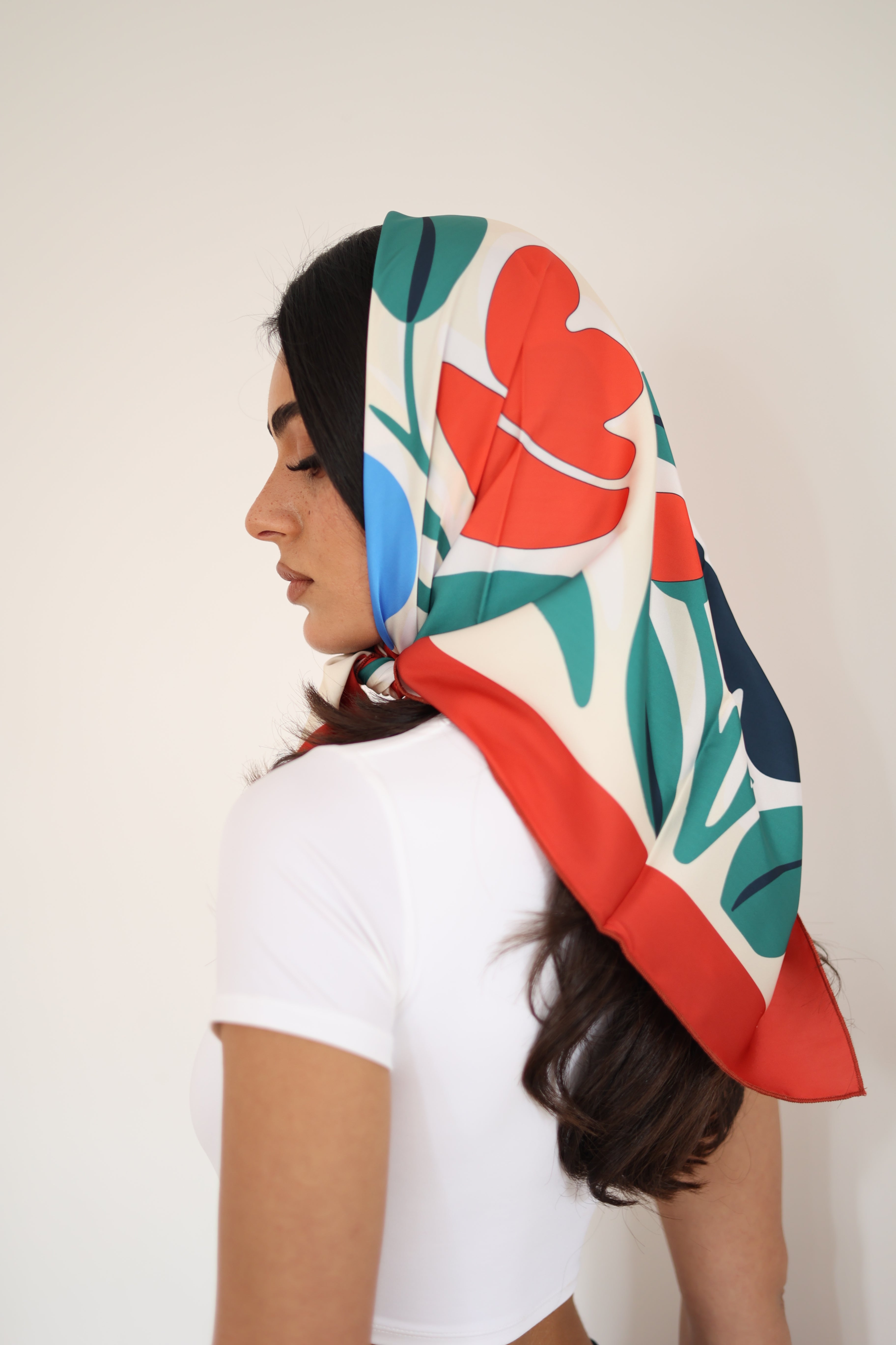 Garden Bouquet Silk Scarf