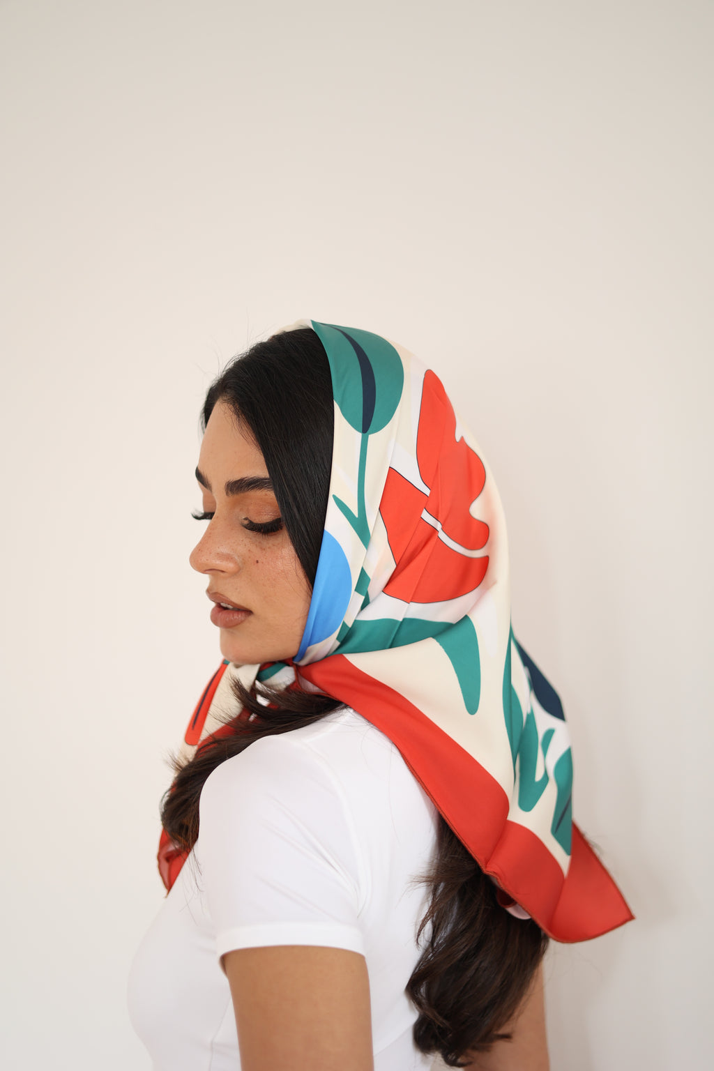 Garden Bouquet Silk Scarf