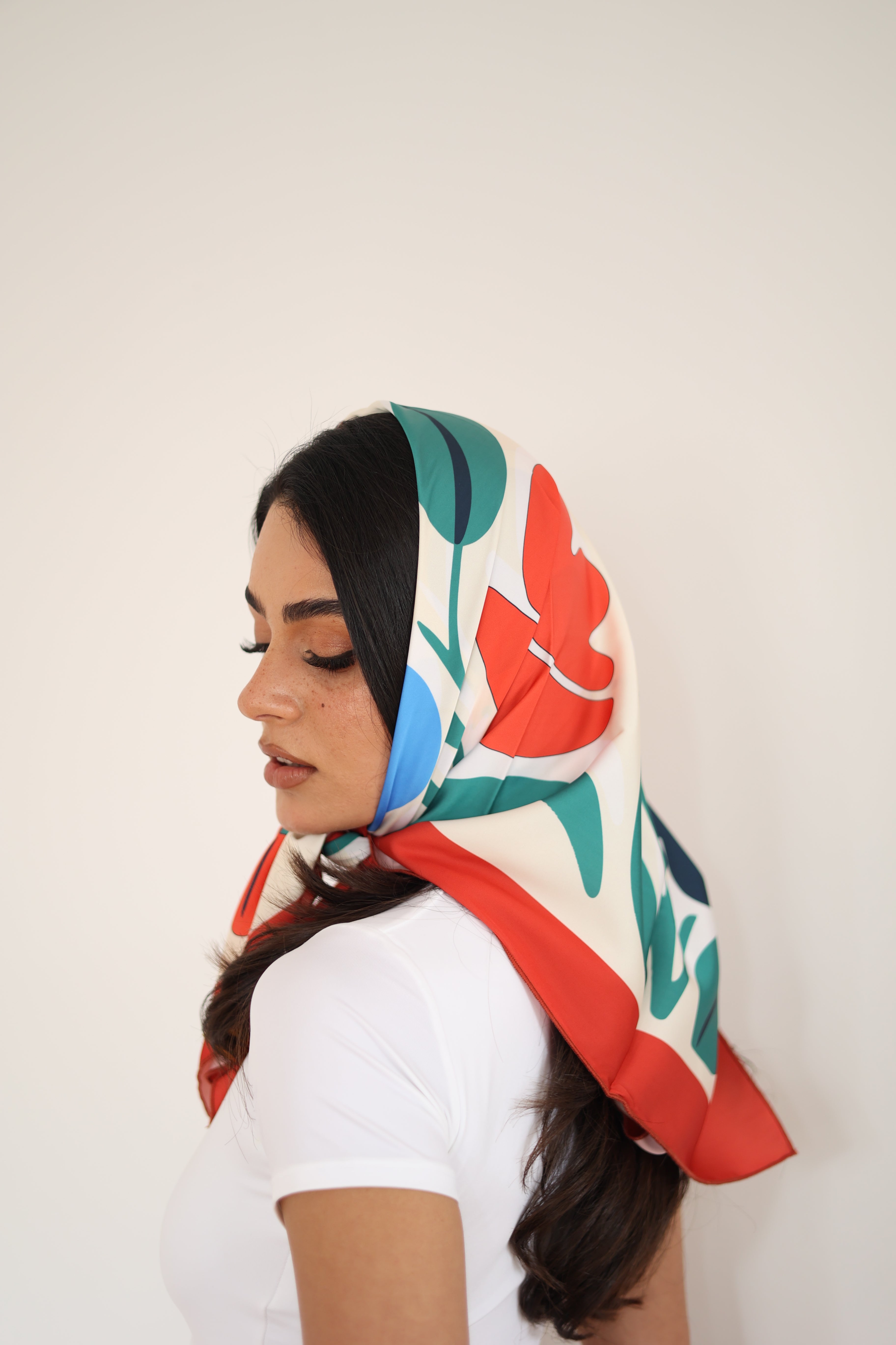 Garden Bouquet Silk Scarf