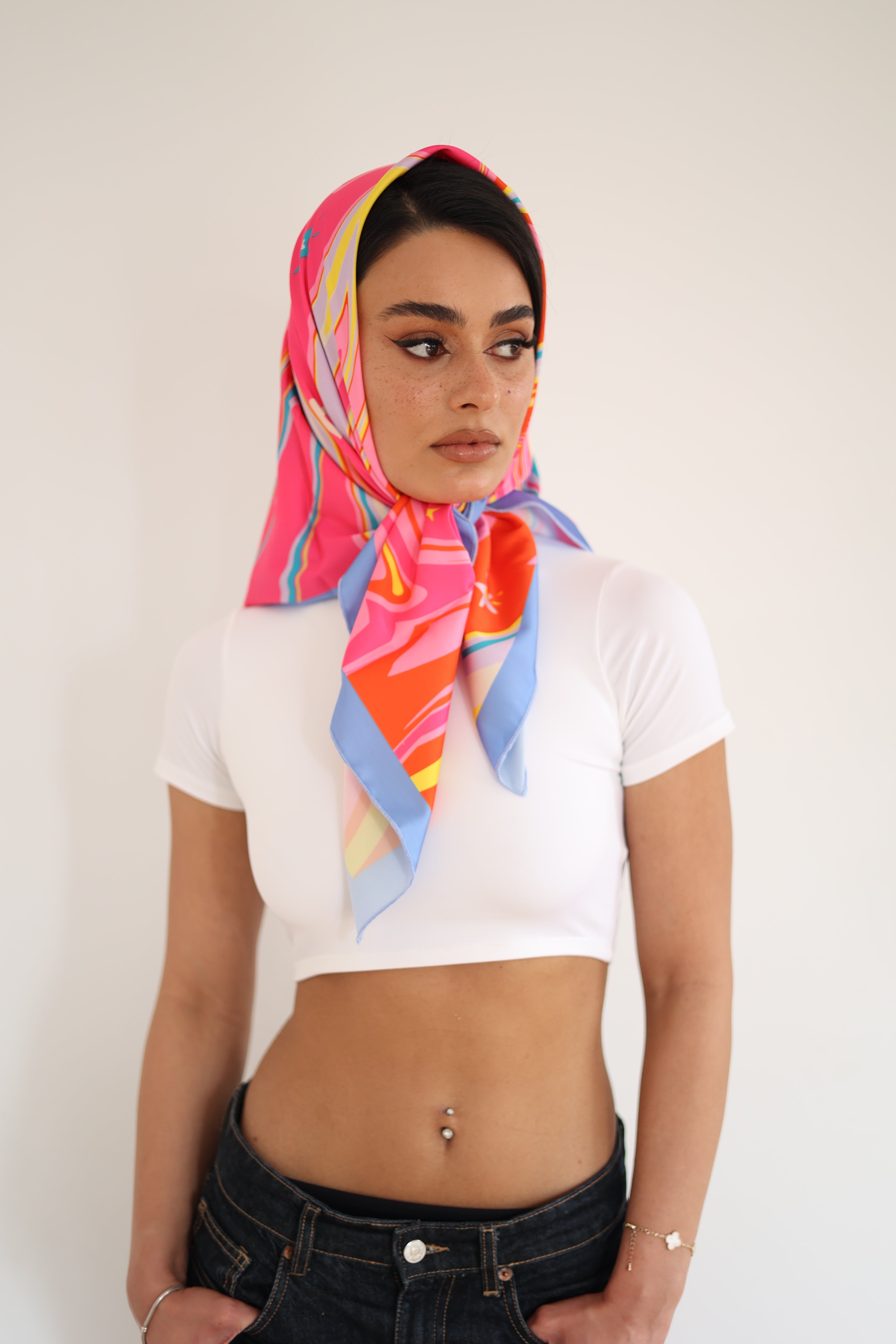 Candy Galaxy Silk Scarf