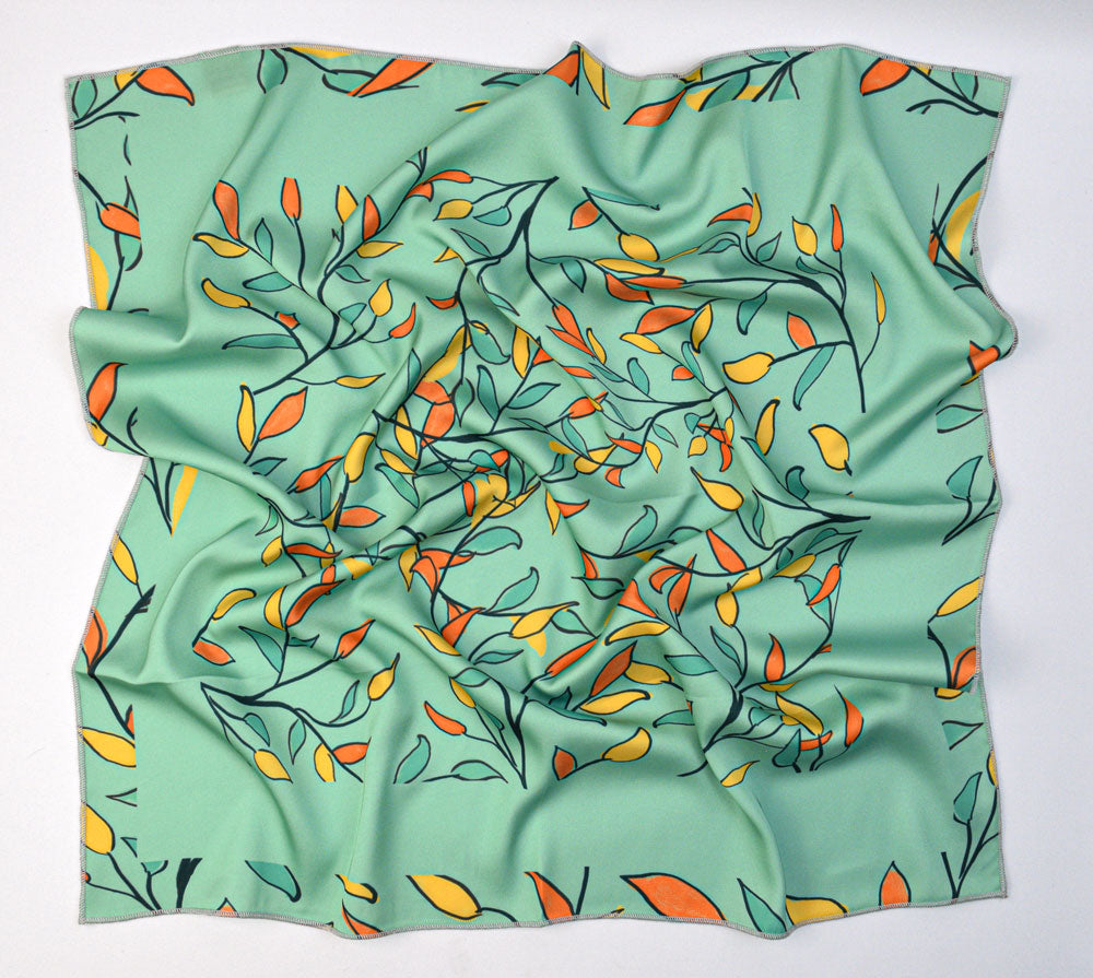 Autumn Silk Scarf