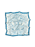 Blue Mirage Silk Scarf