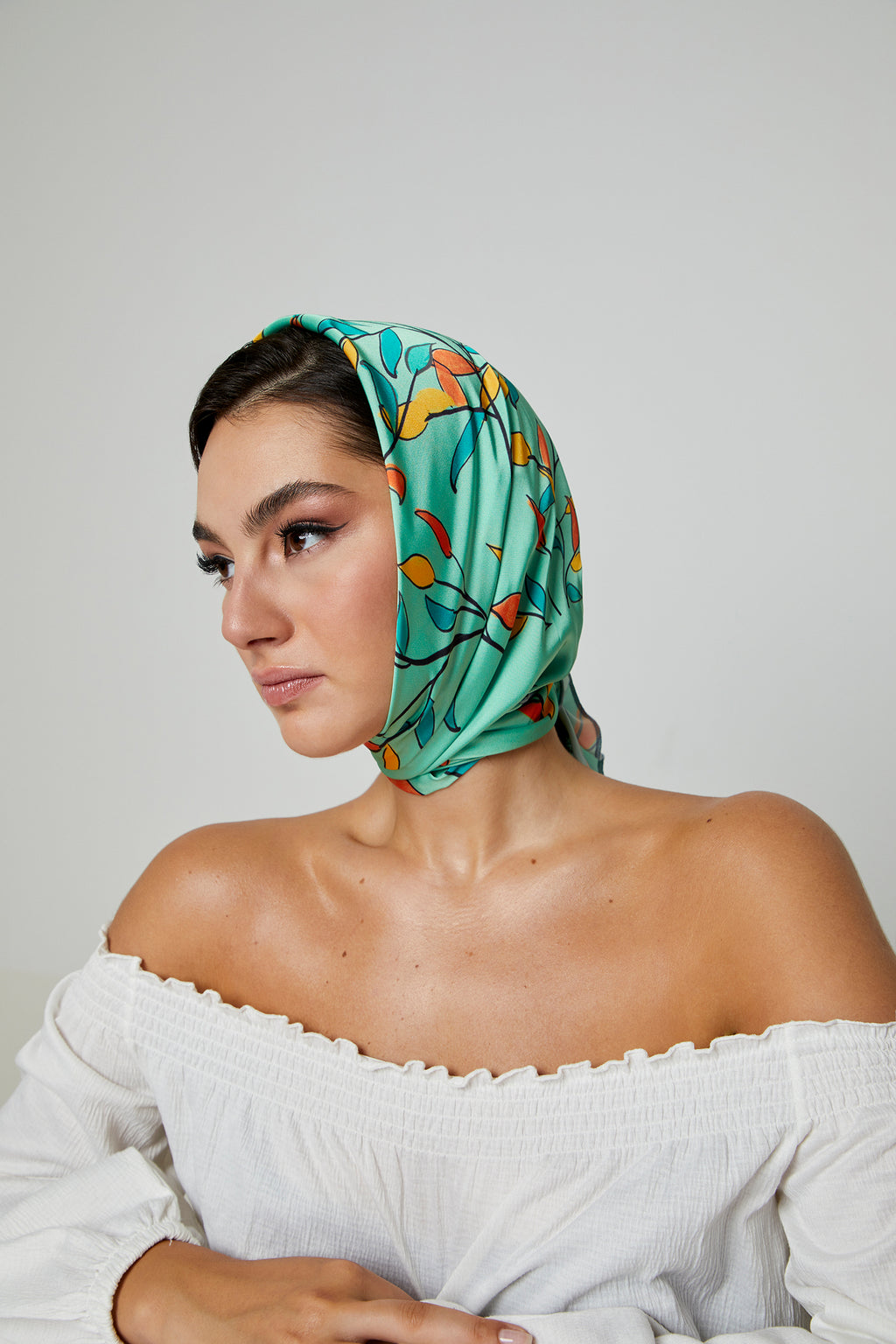 Autumn Silk Scarf
