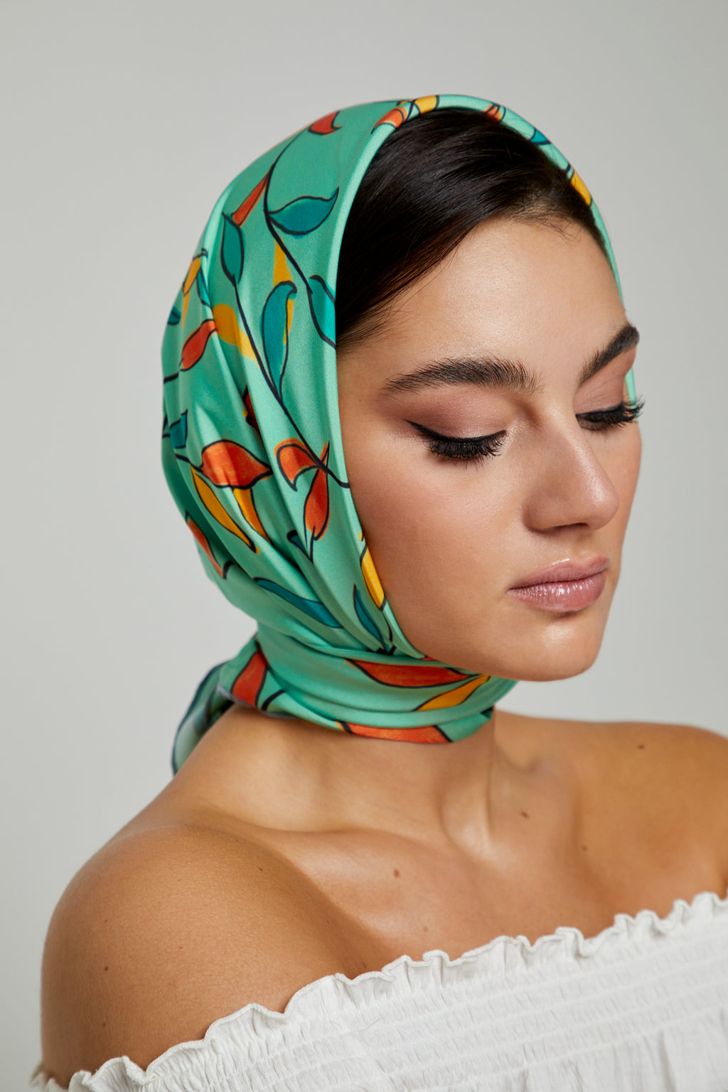 Autumn Silk Scarf