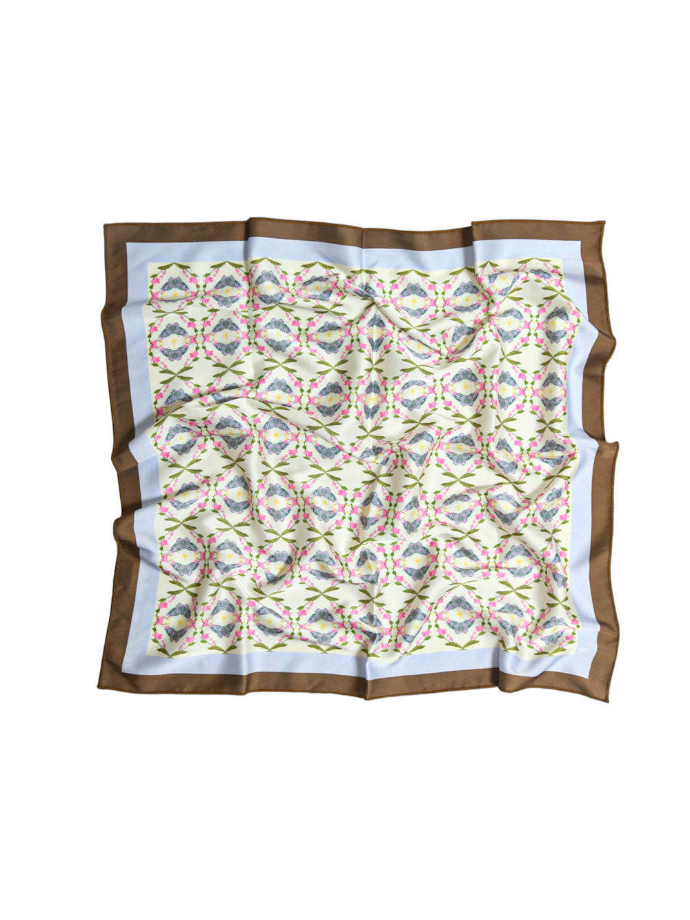 Spring Wings Garden Silk Scarf