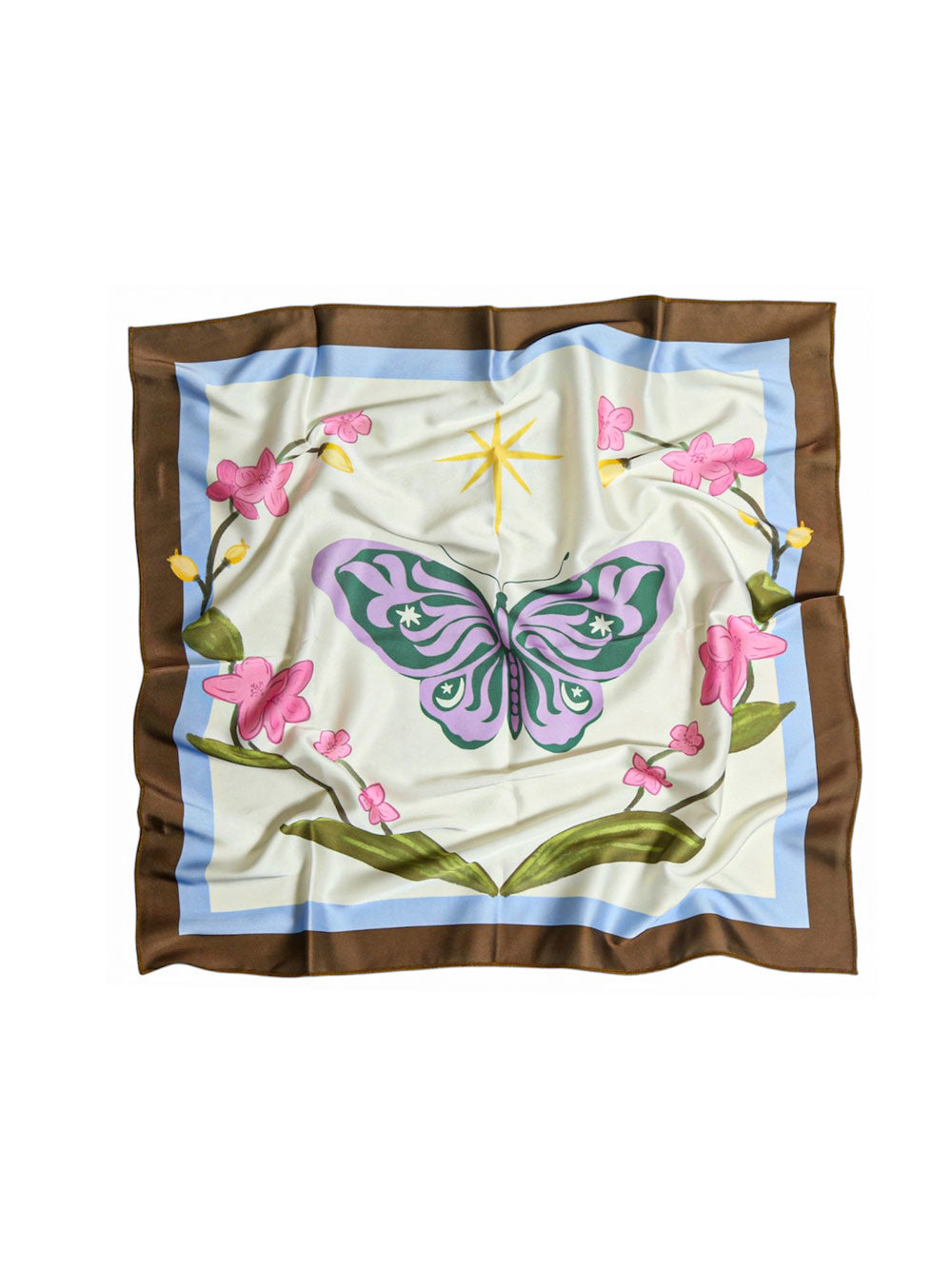 Spring Wings Silk Scarf