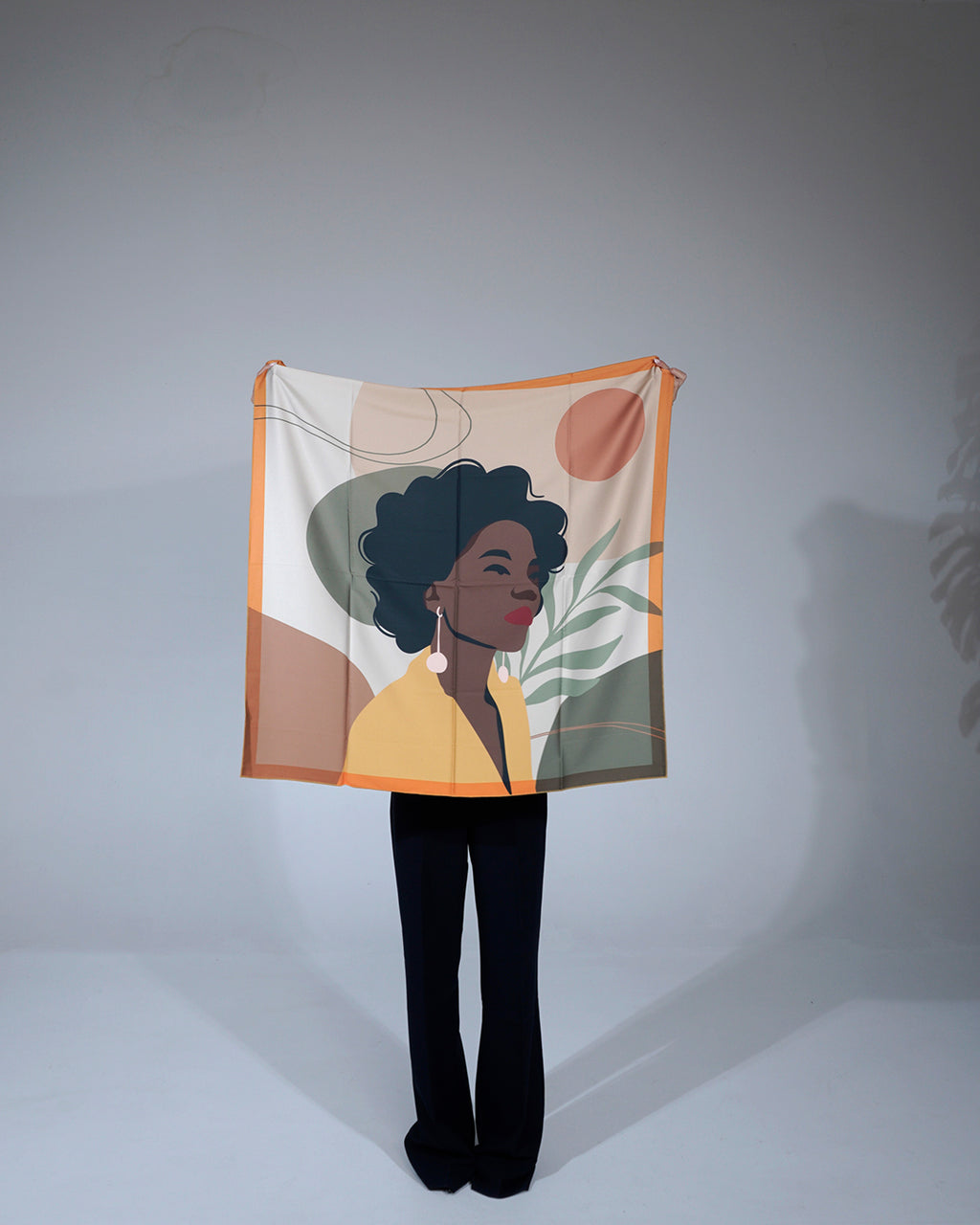 Desert Flower Silk Scarf