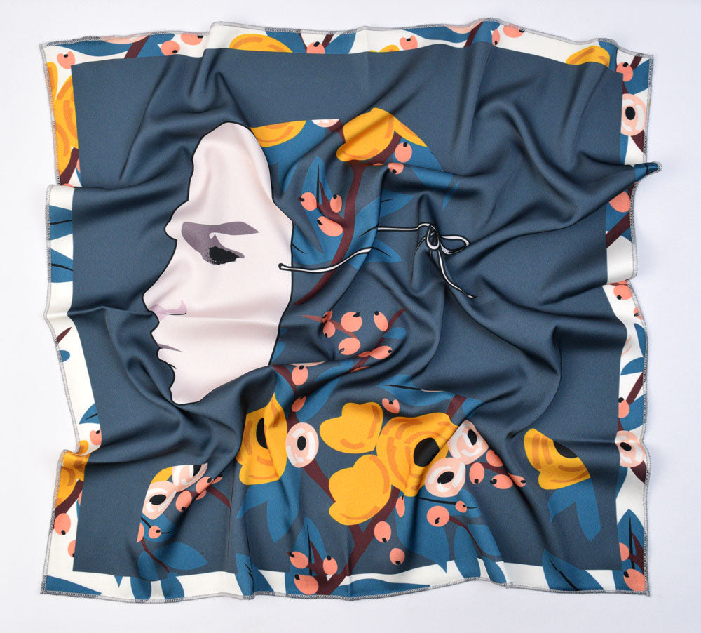 Hidden Garden Silk Scarf