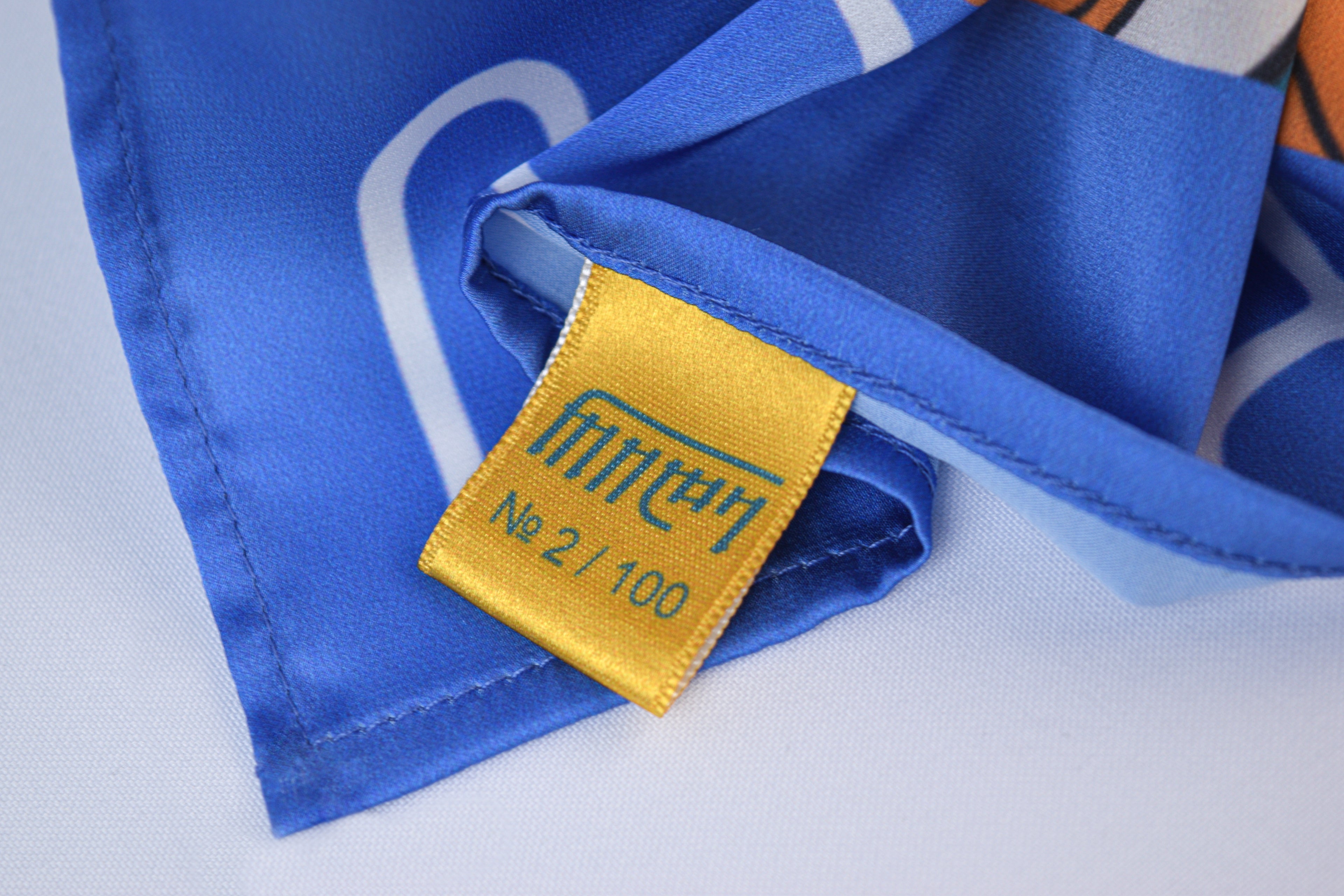 Asomtavruli Script Limited Silk Scarf