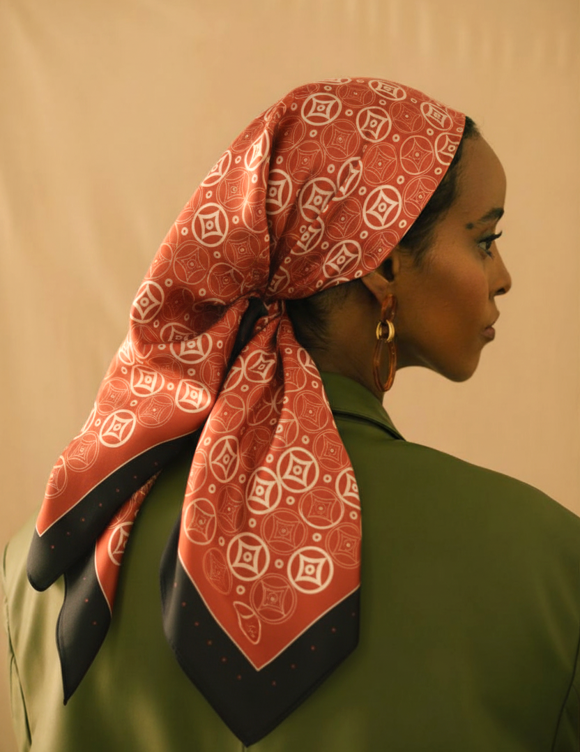 Bolnisi Ornament Silk Scarf