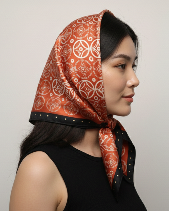 Bolnisi Ornament Silk Scarf