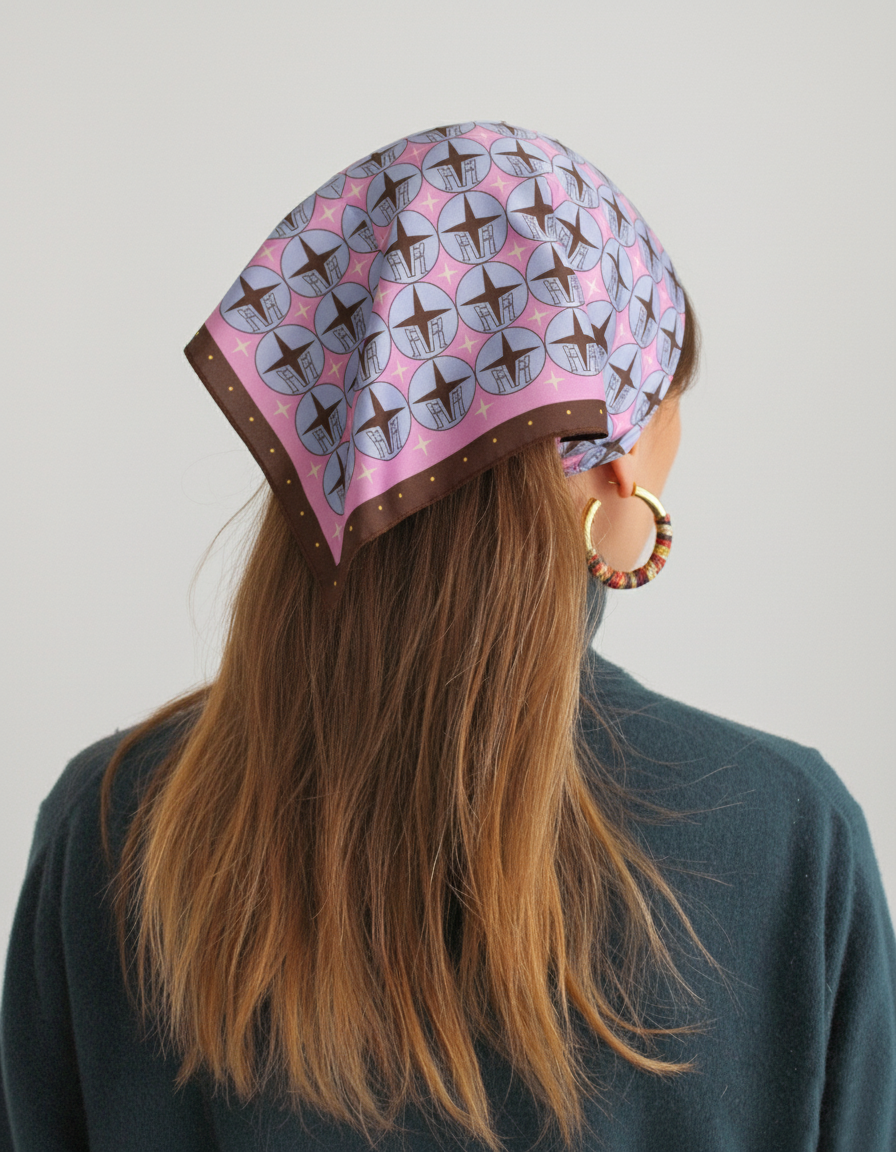 Western Star Light Silk Scarf