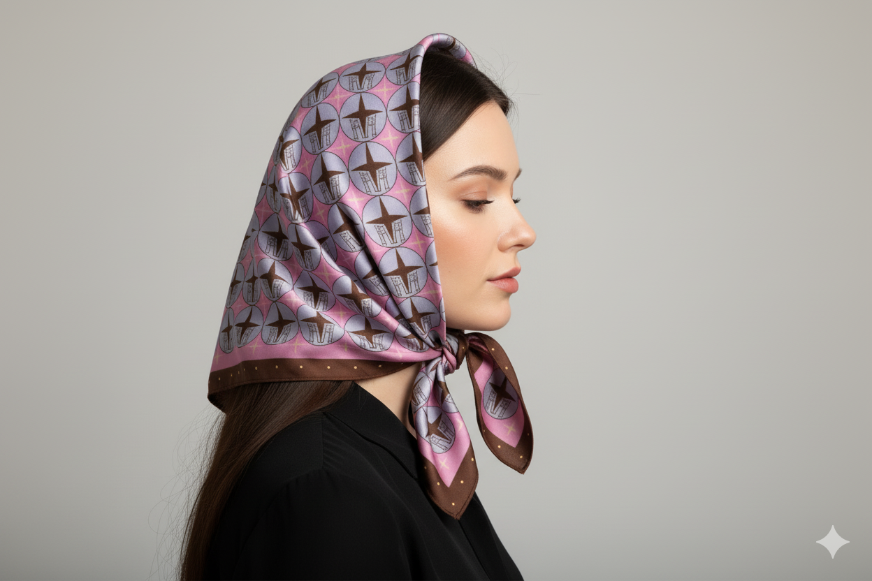 Western Star Light Silk Scarf