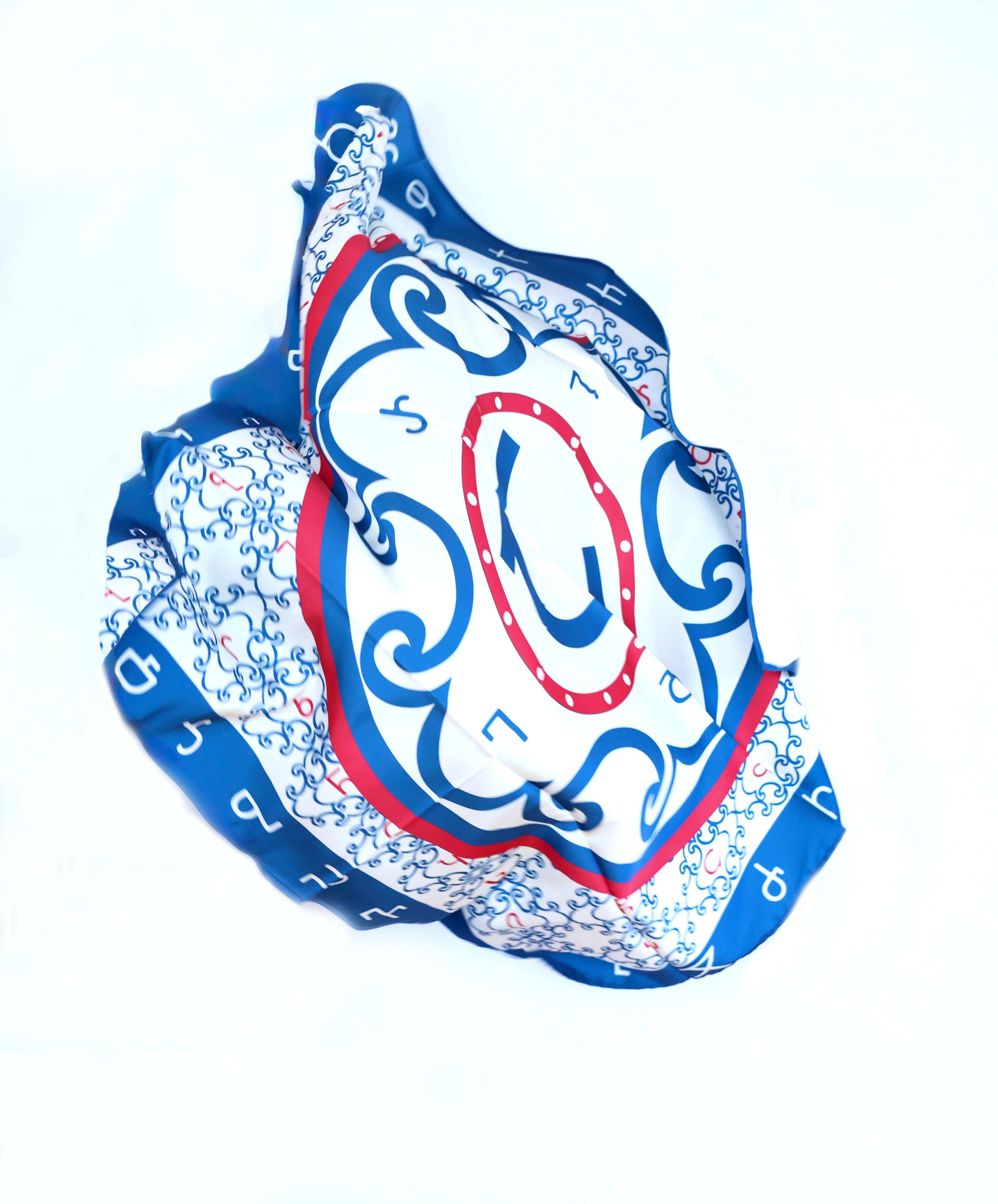 Asomtavruli Script Limited Silk Scarf