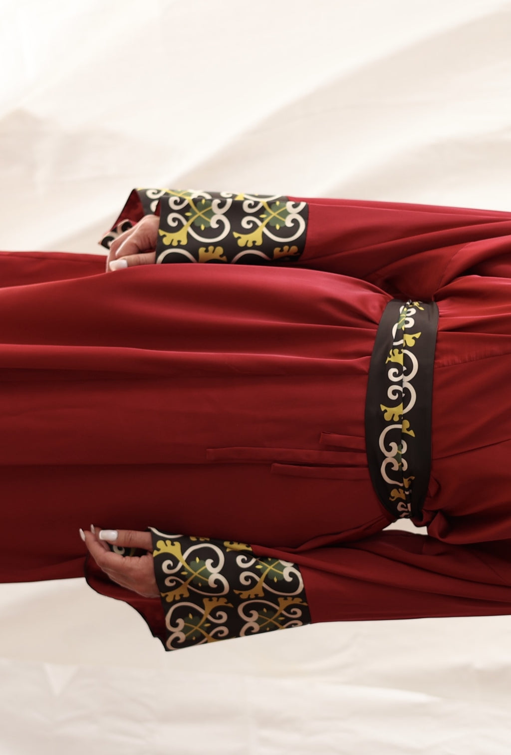 Red Silk Robe