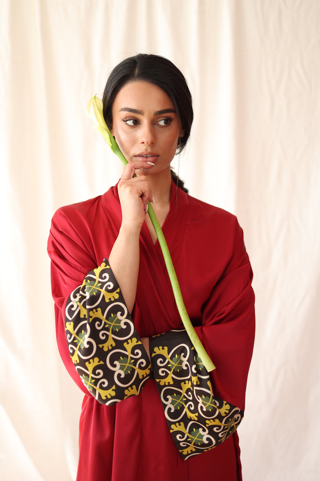 Red Silk Robe