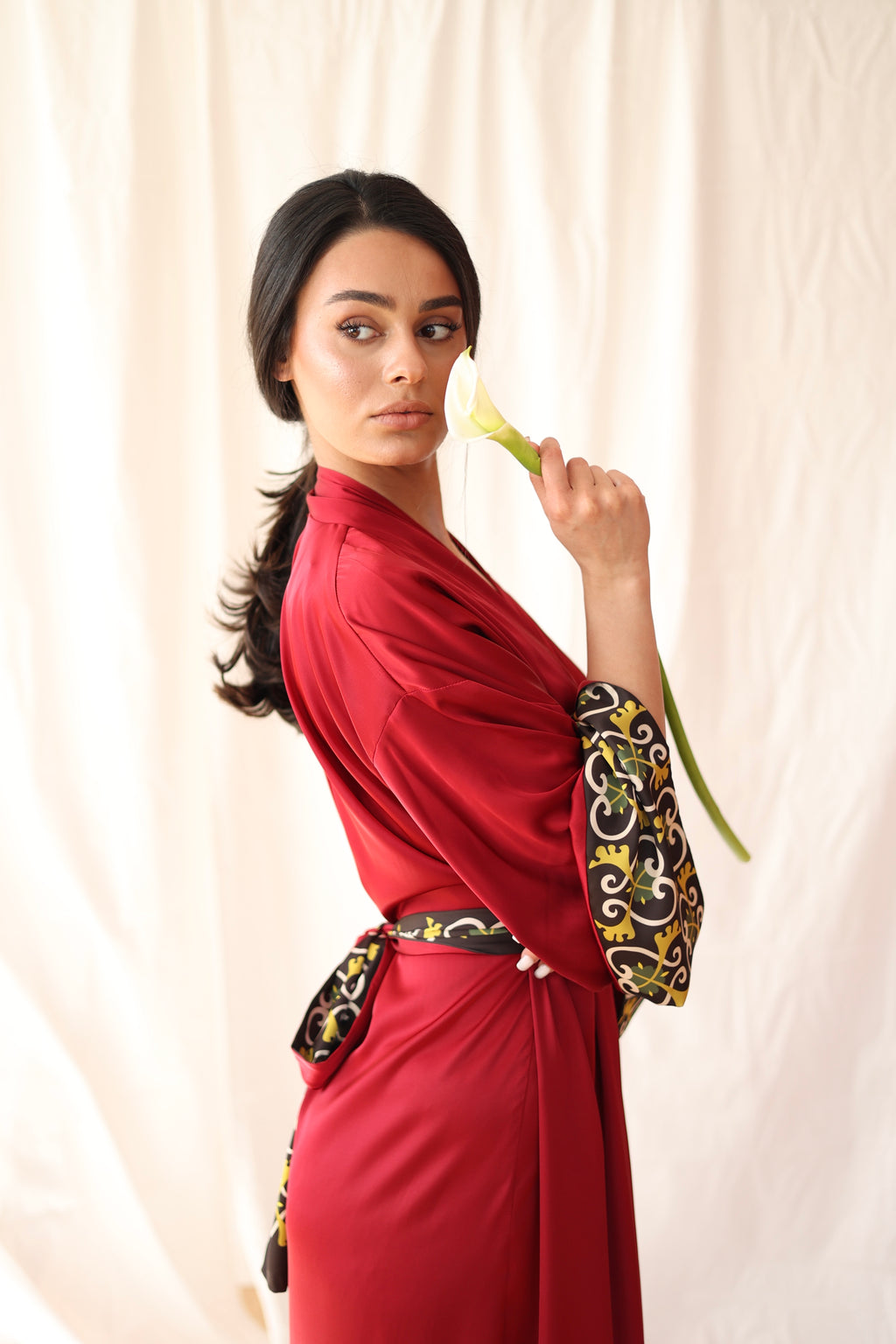 Red Silk Robe