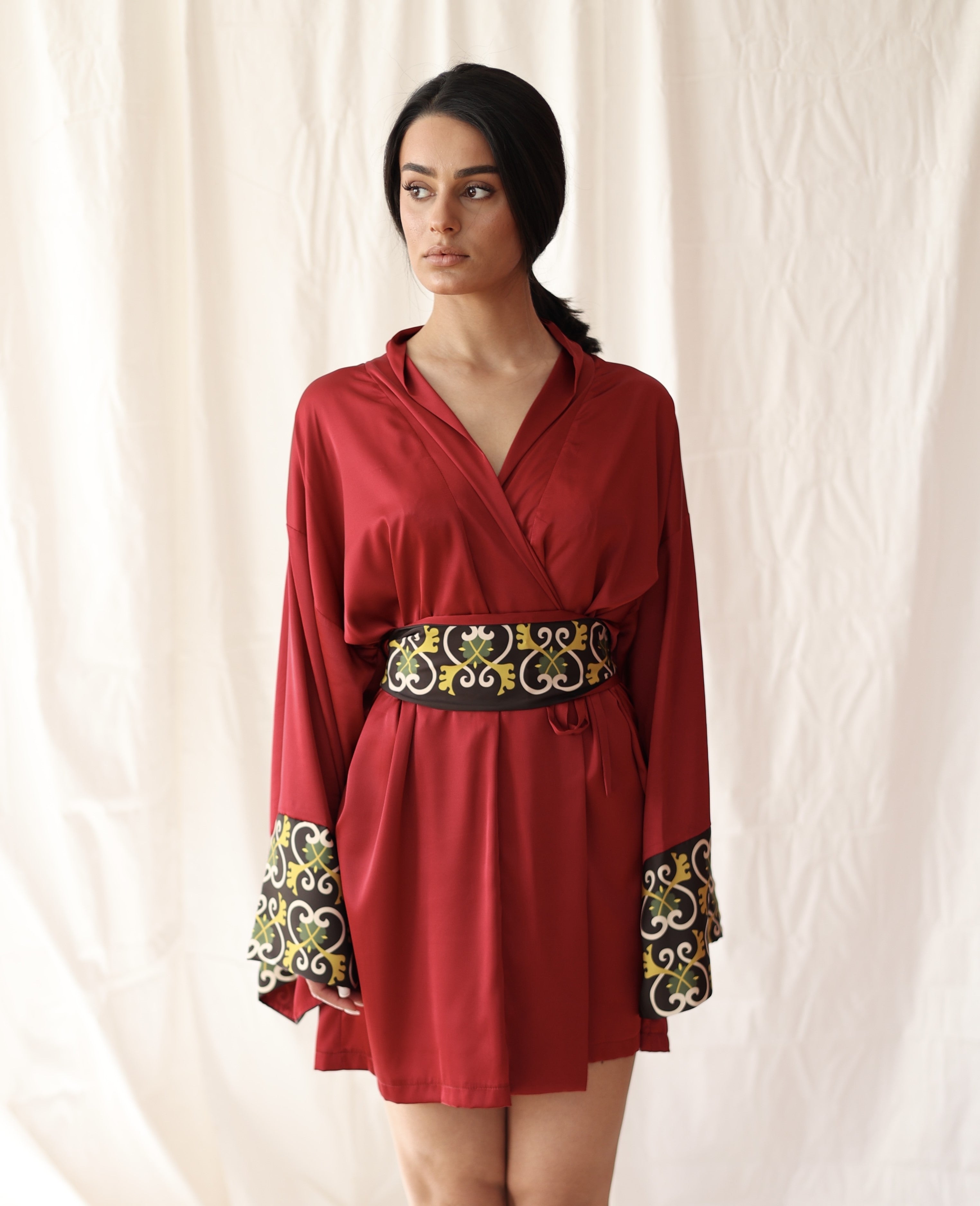 Red Silk Robe